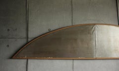 B110 Japanese art Silver Byobu, 2panels, folding Screen, Irregular type