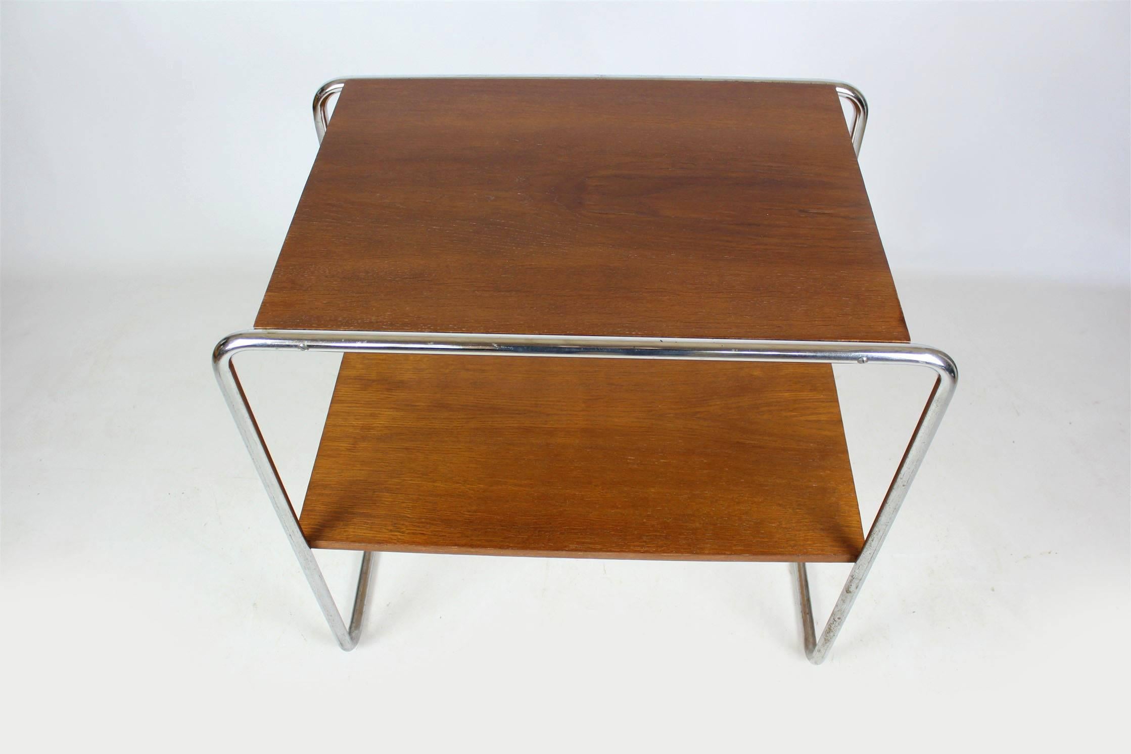 Bauhaus B12 Console Table by Marcel Breuer for Thonet, 1930s