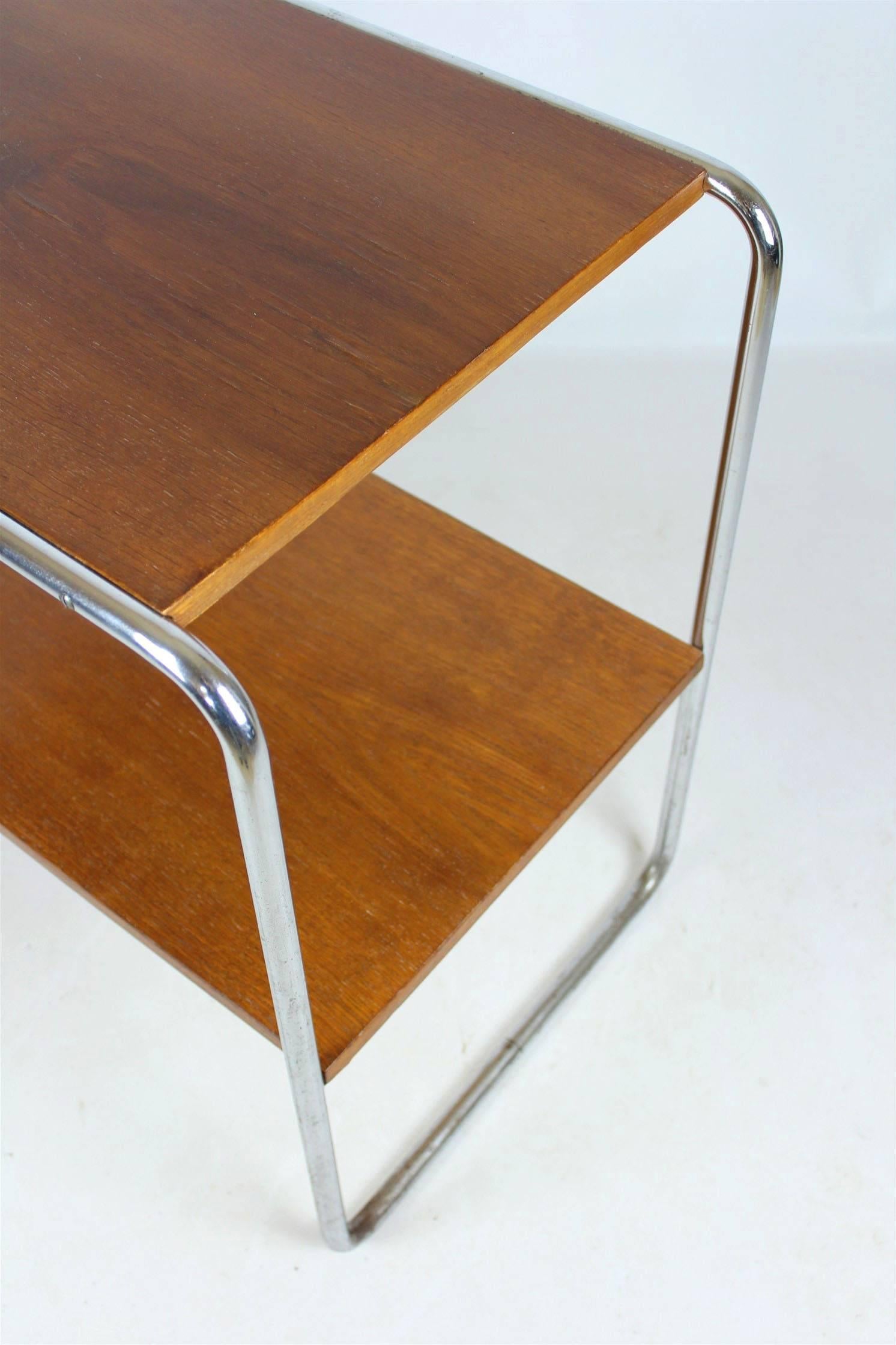 B12 Console Table by Marcel Breuer for Thonet, 1930s In Good Condition In Żory, PL