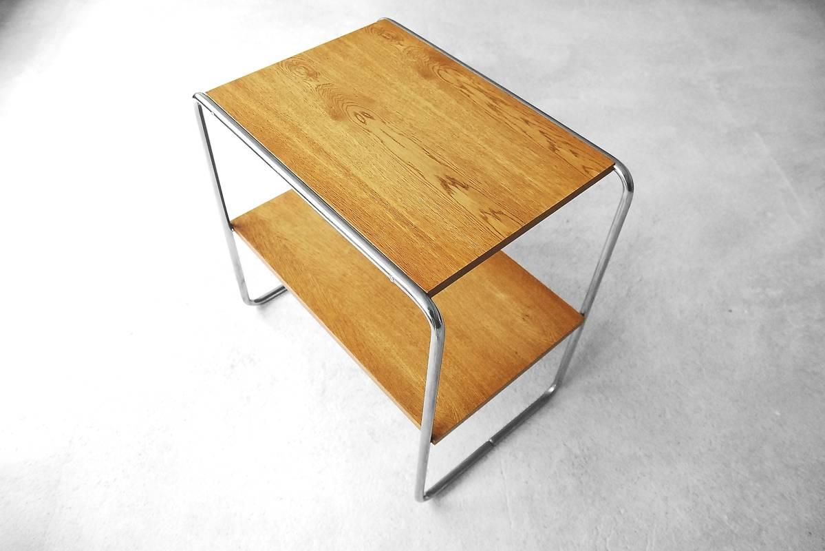 Bauhaus B12 Console Table by Marcel Breuer for Thonet, 1930s For Sale