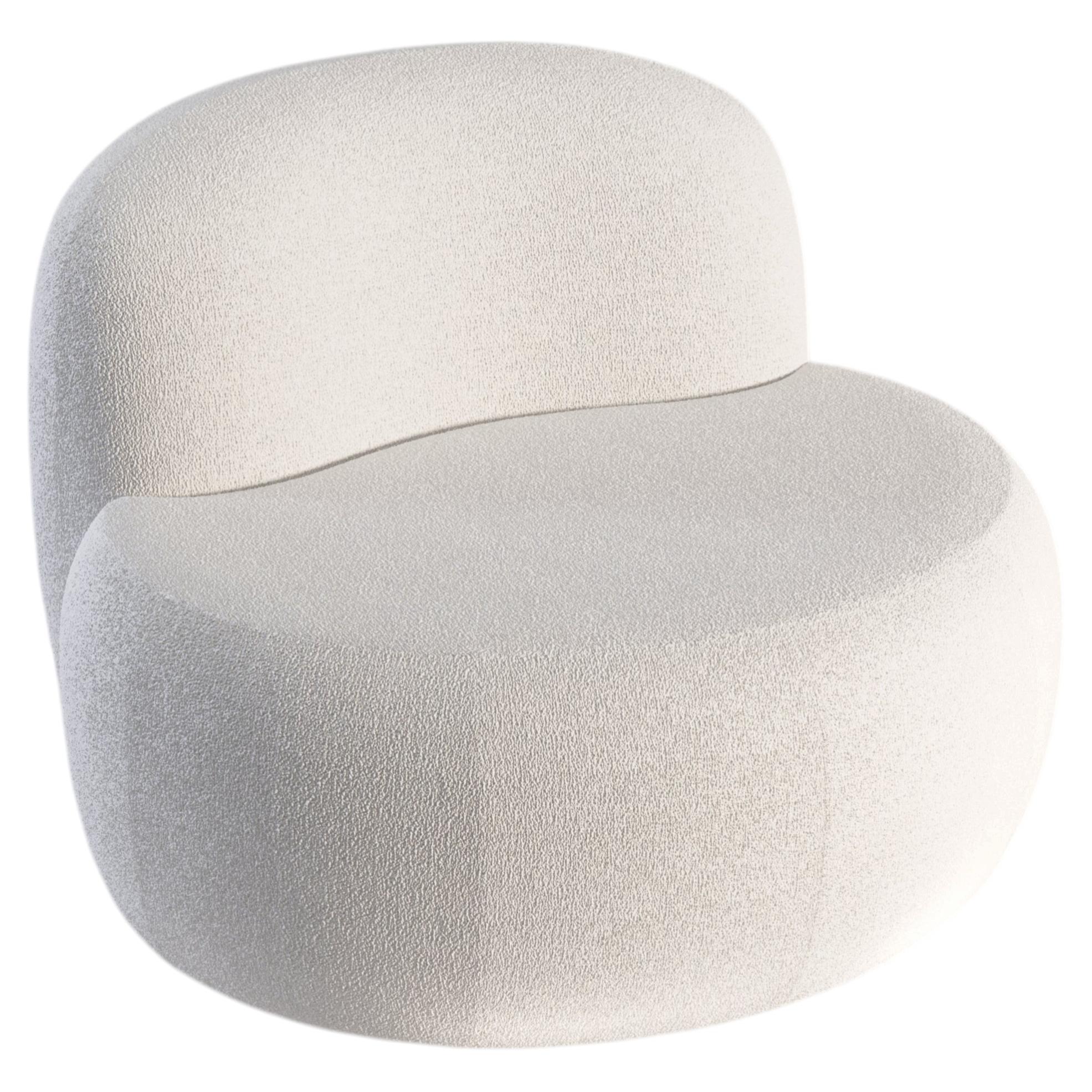 B15Z Sedia da salotto scultorea, design contemporaneo, Made in Italy in vendita