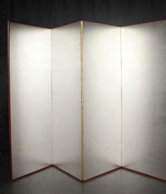 B16 Japanische Antiquitäten 6Paneele, Silberpapier, Folding Screen Schachbrettmuster