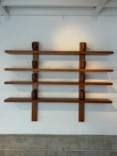 Libreria B17A di Pierre Chapo in olmo massiccio