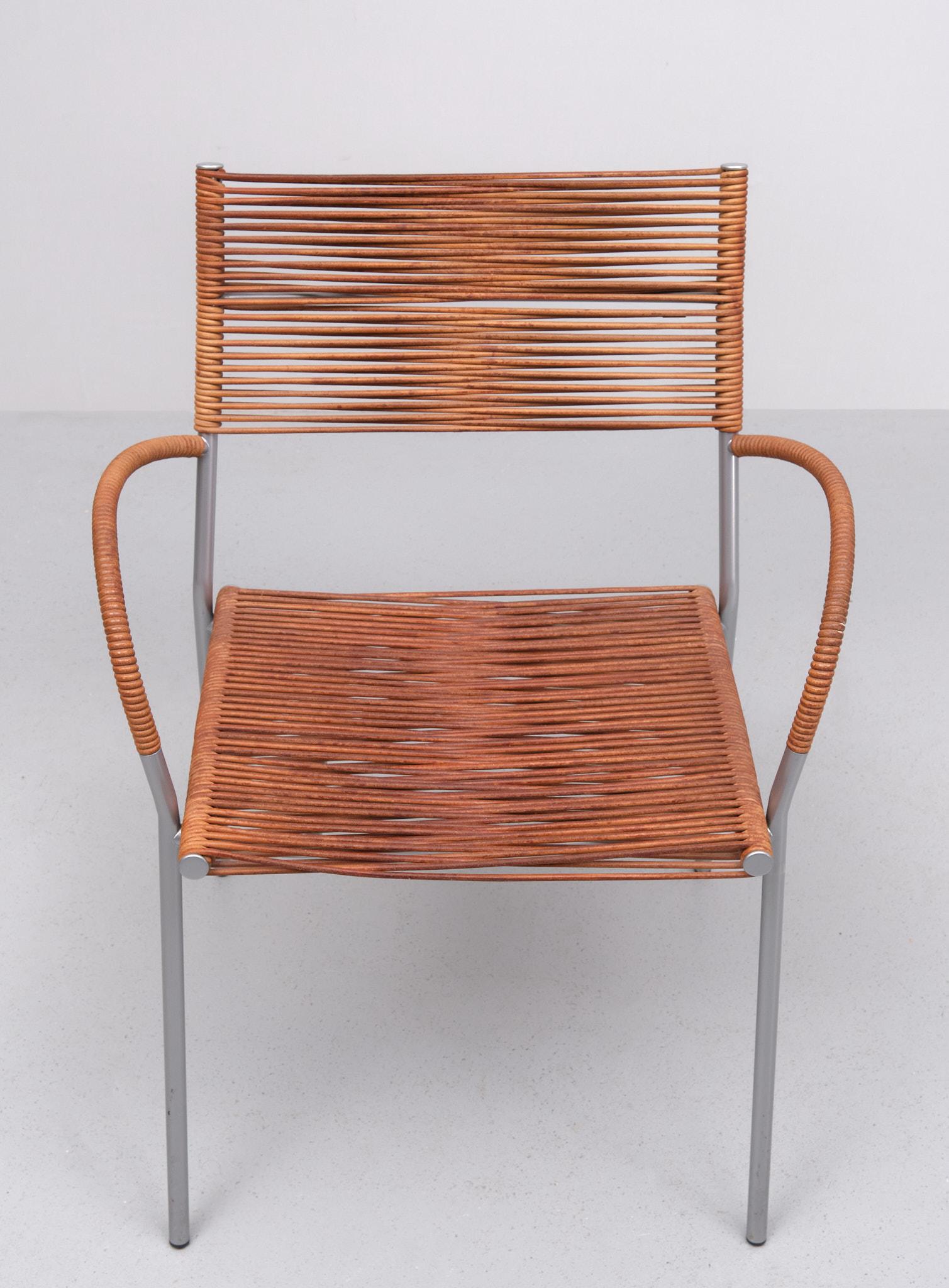 Italian B2 Arm chair, design Tito Agnoli for Bonacina  Italy For Sale