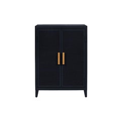 B2 Perforated Low Locker in Midnight Blue by Black Andriot and Tolix, US