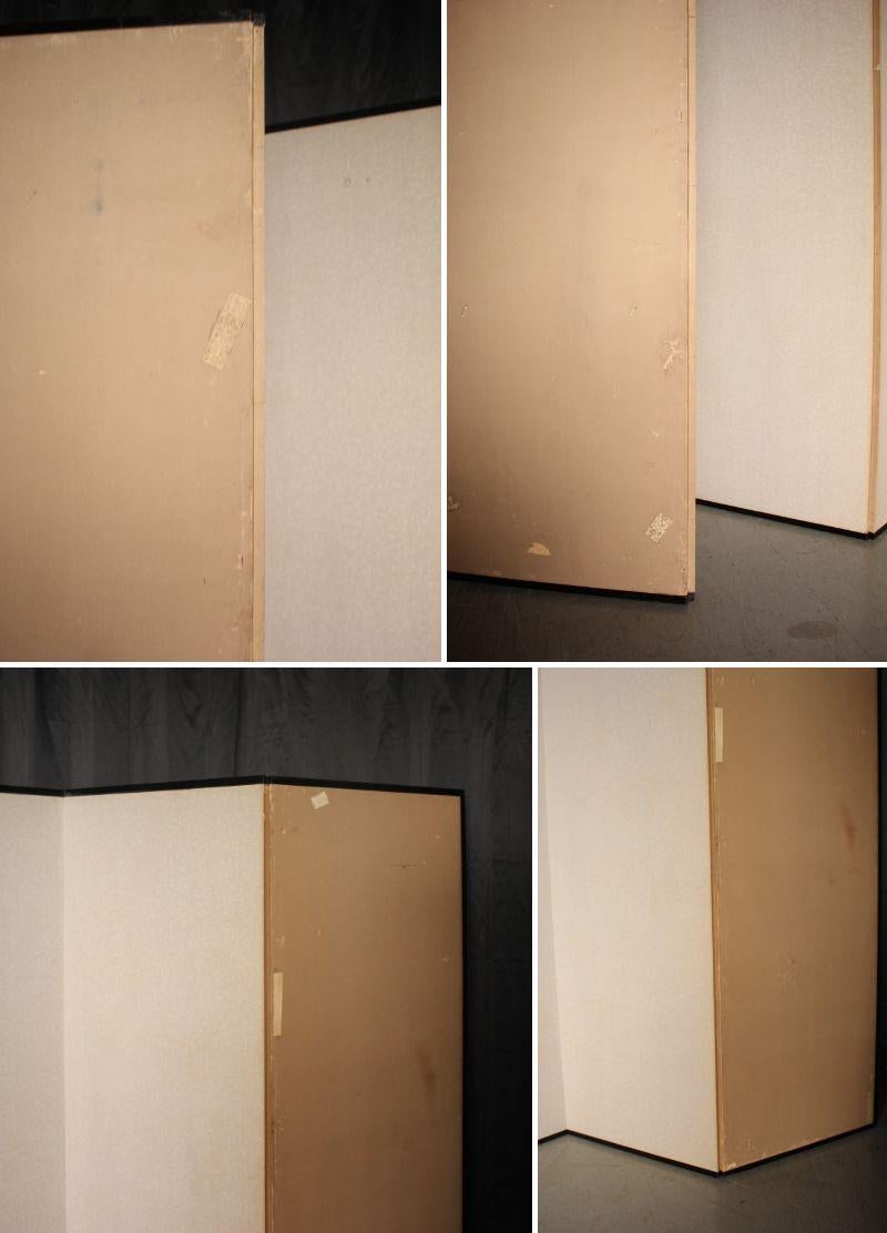 B22 Japanische Antiquitäten 6 Tafeln, Silberpapier, Faltenschirm im Angebot 14