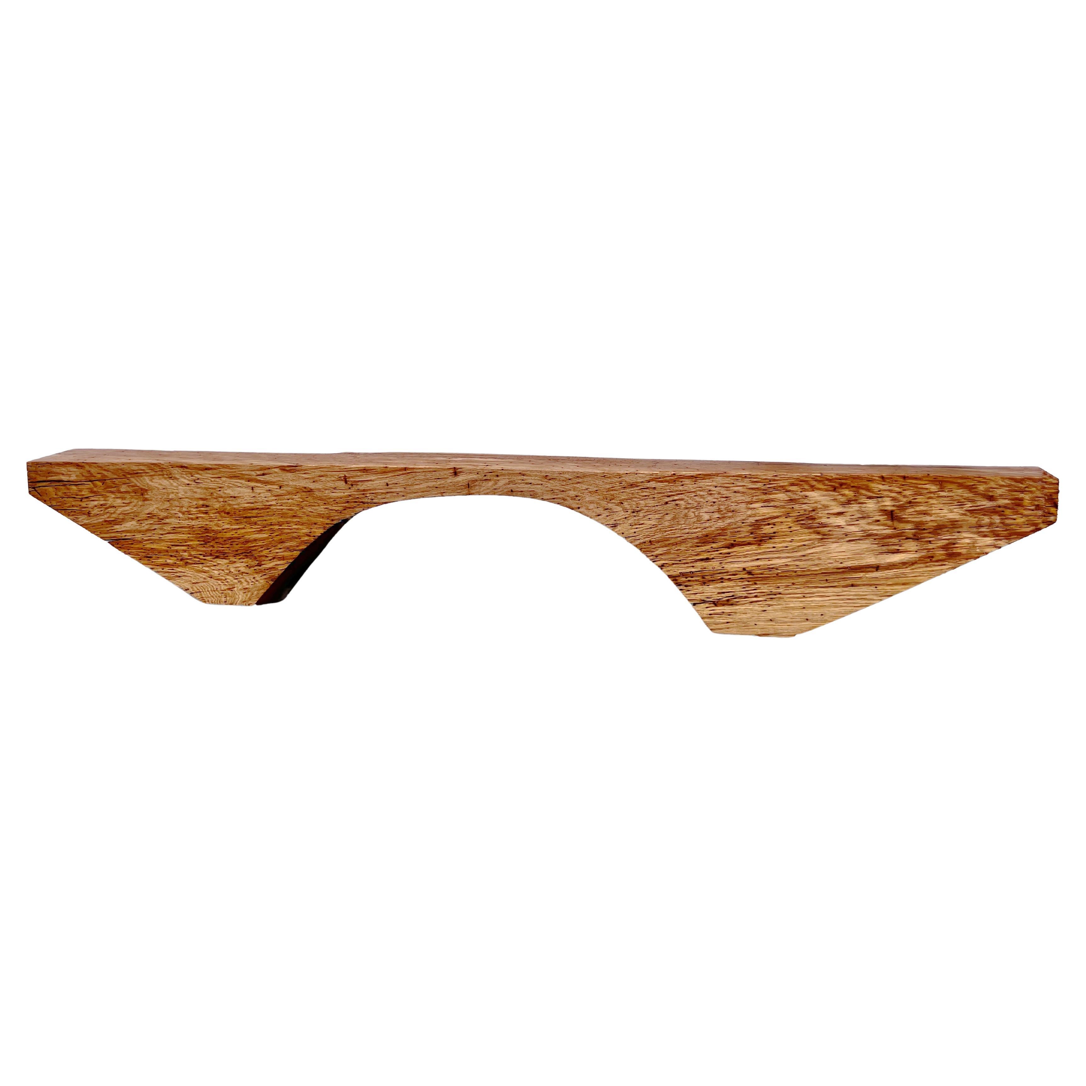 B2431 Bench in Pointed Oak Wood by Jörg Pietschmann