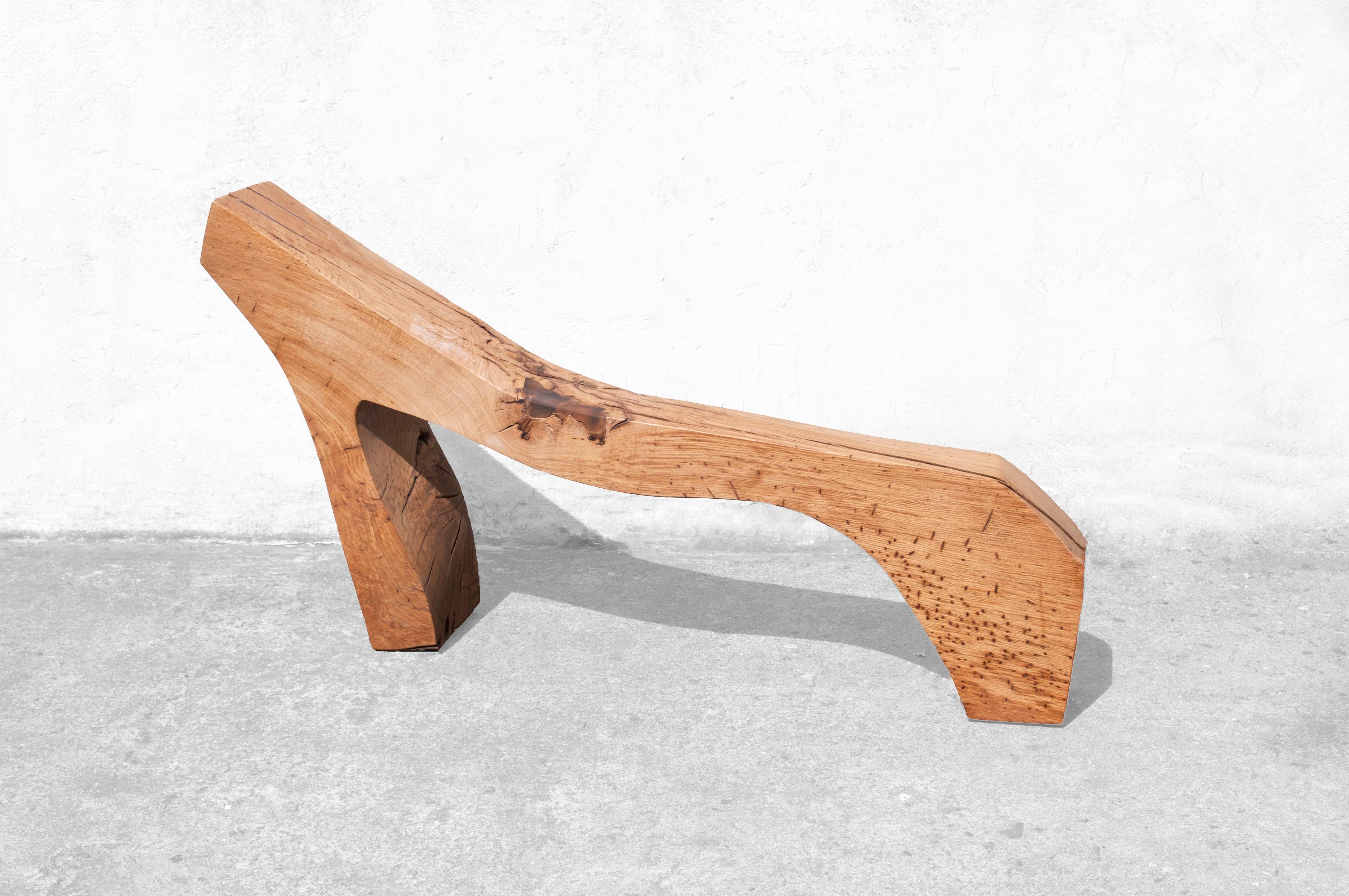 B2441 Bench in Oak Wood by Jörg Pietschmann In New Condition For Sale In Geneve, CH