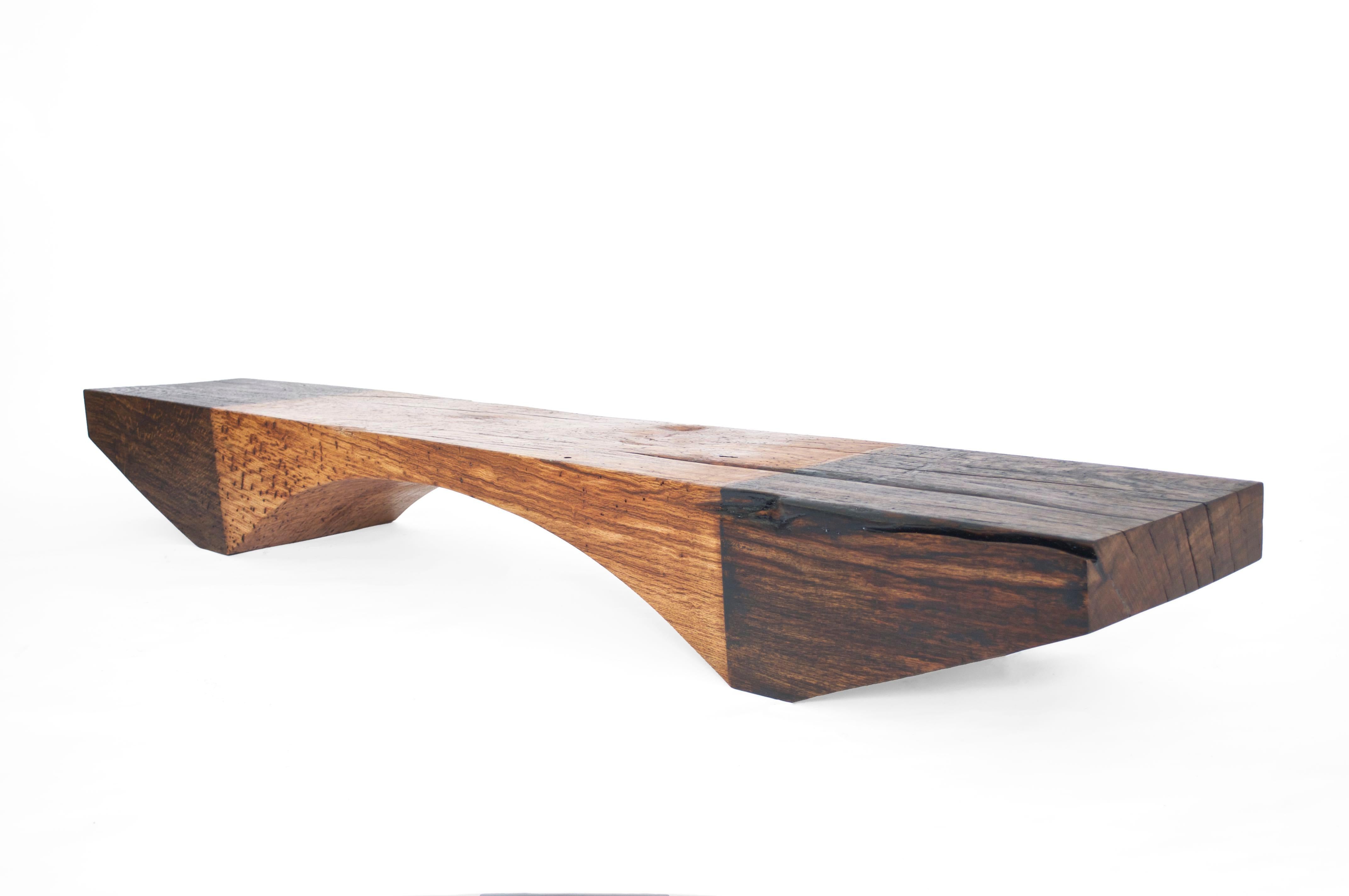 B2451 Bench in Pointed Oak Wood by Jörg Pietschmann For Sale 5