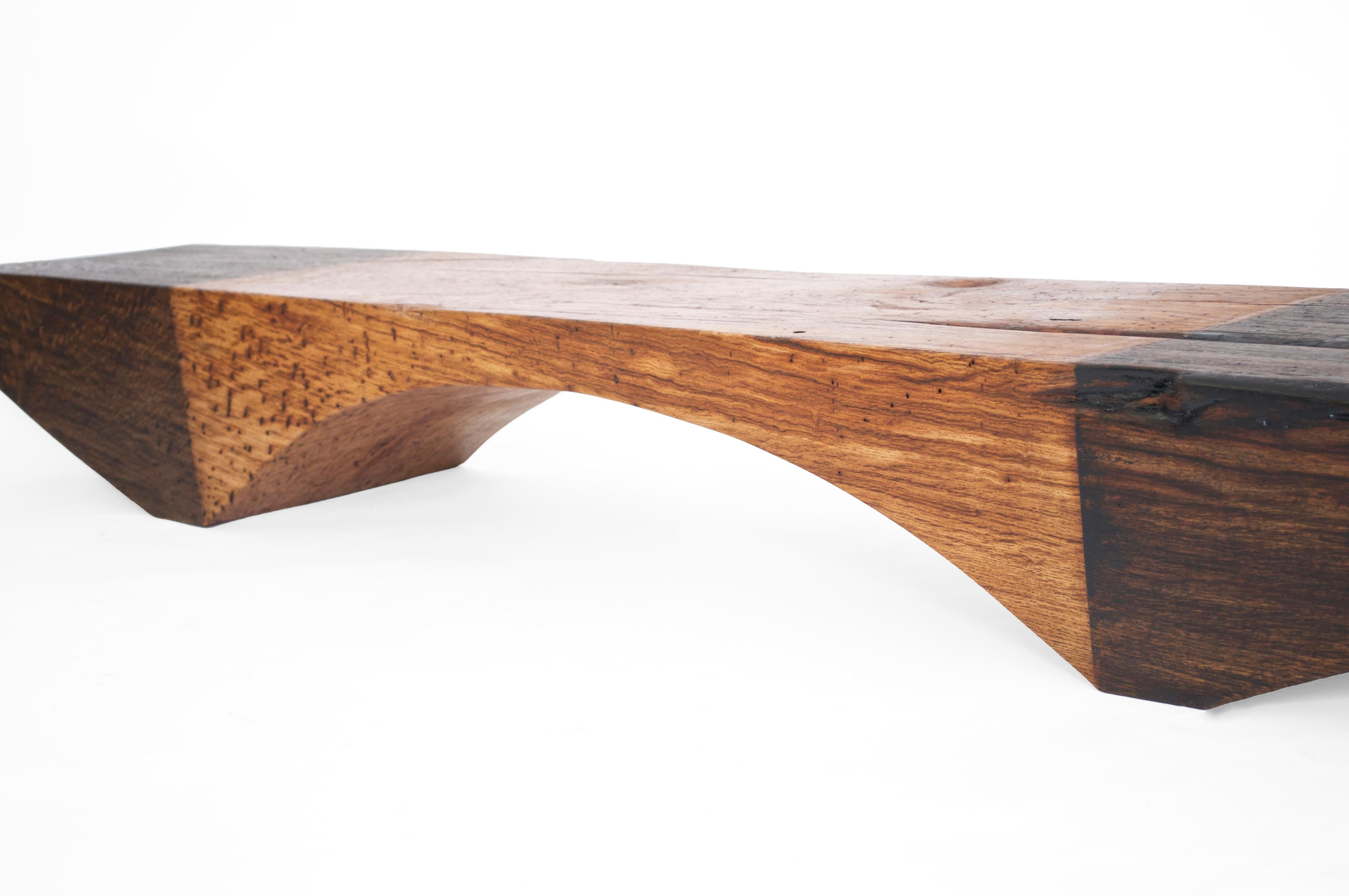 B2451 Bench in Pointed Oak Wood by Jörg Pietschmann For Sale 7