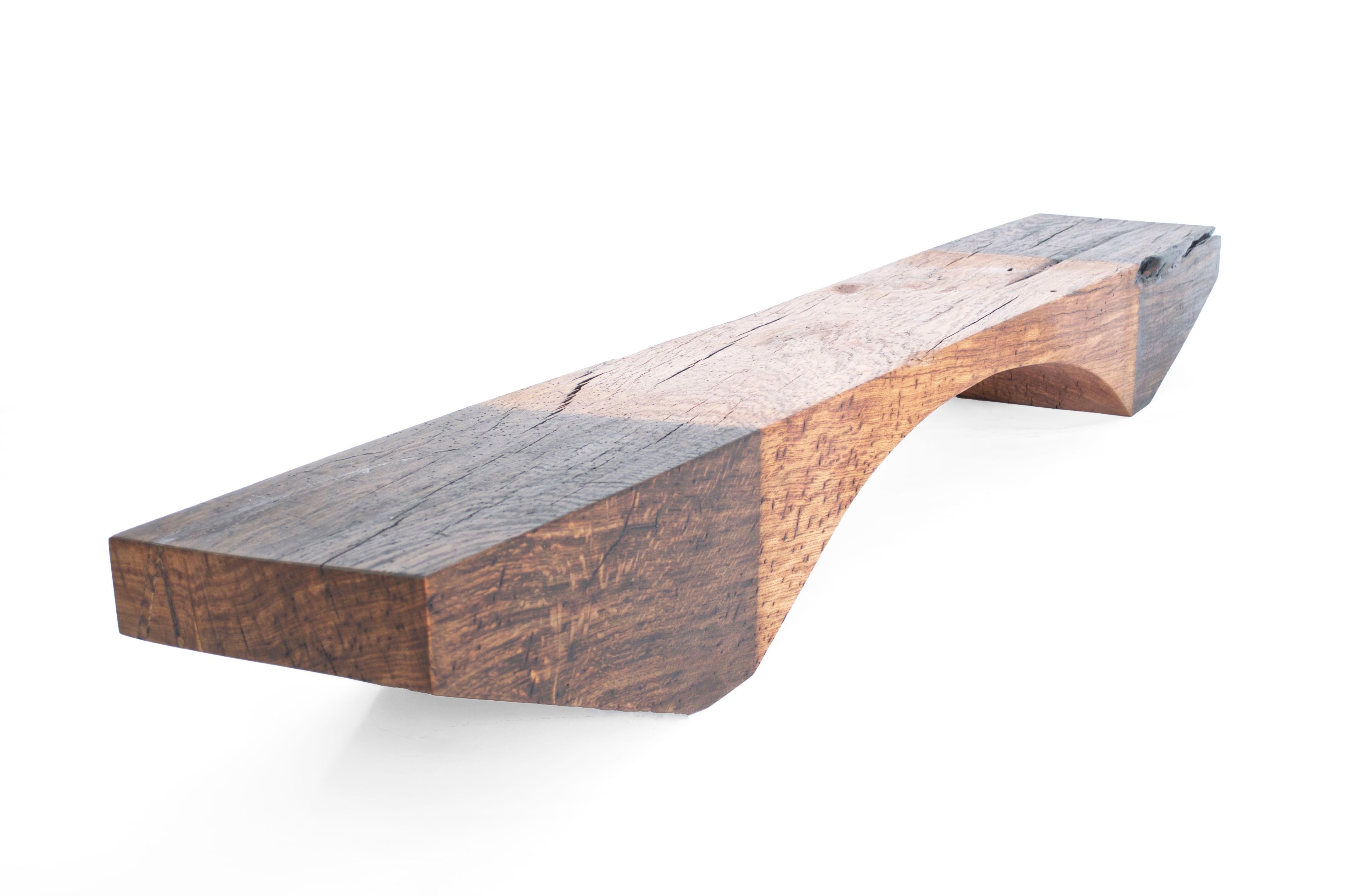 German B2451 Bench in Pointed Oak Wood by Jörg Pietschmann For Sale