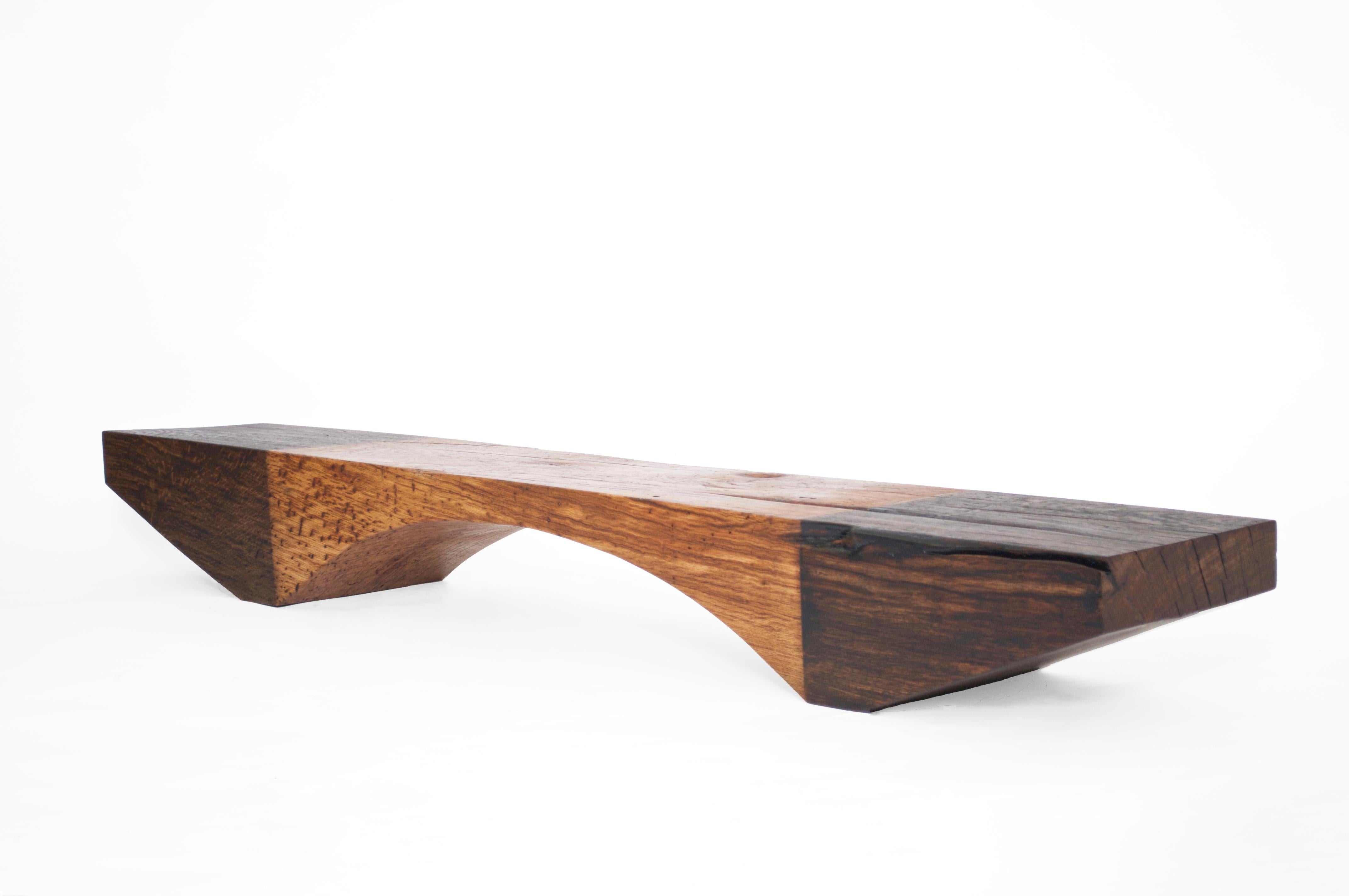 B2451 Bench in Pointed Oak Wood by Jörg Pietschmann For Sale 2