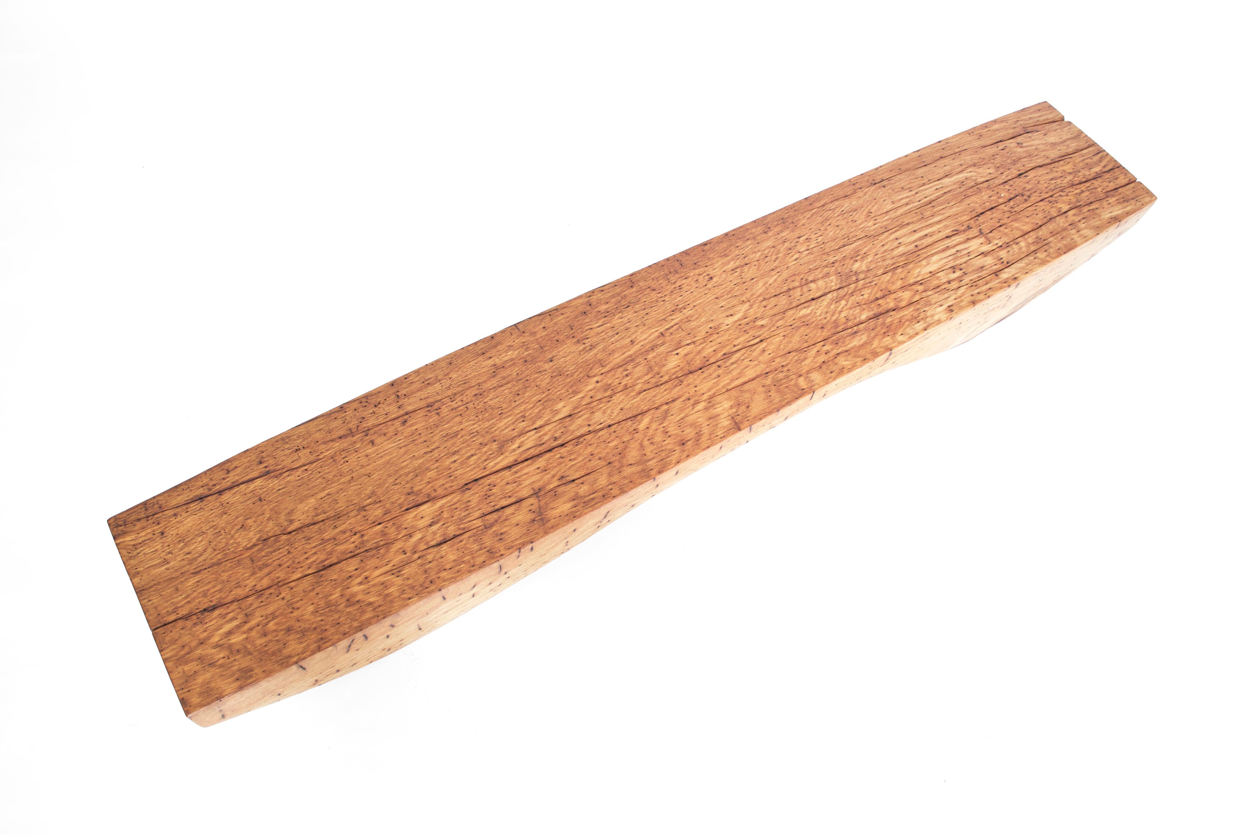 B2461 Bench in Pointed Oak Wood by Jörg Pietschmann For Sale 3
