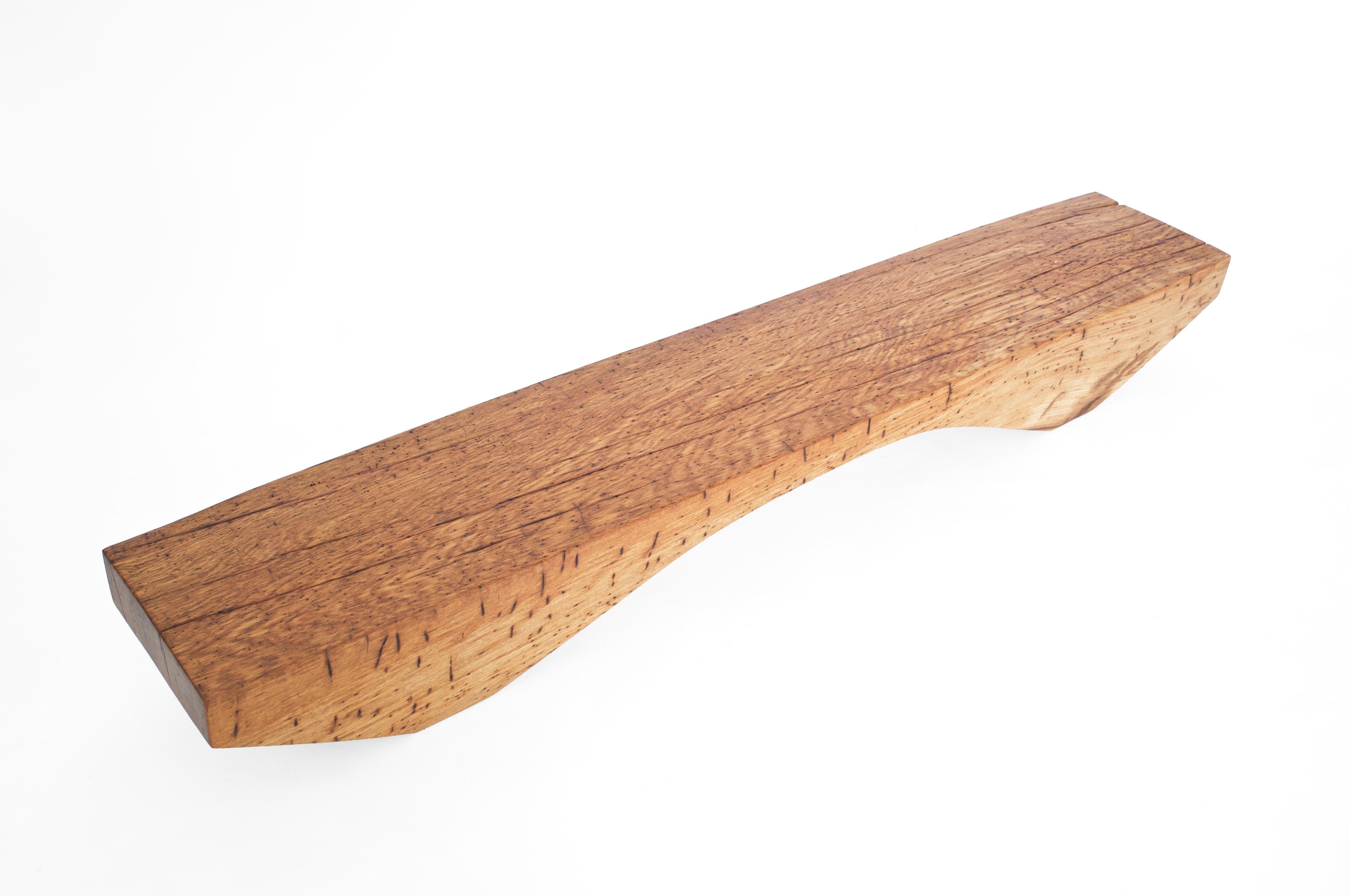 B2461 Bench in Pointed Oak Wood by Jörg Pietschmann For Sale 4