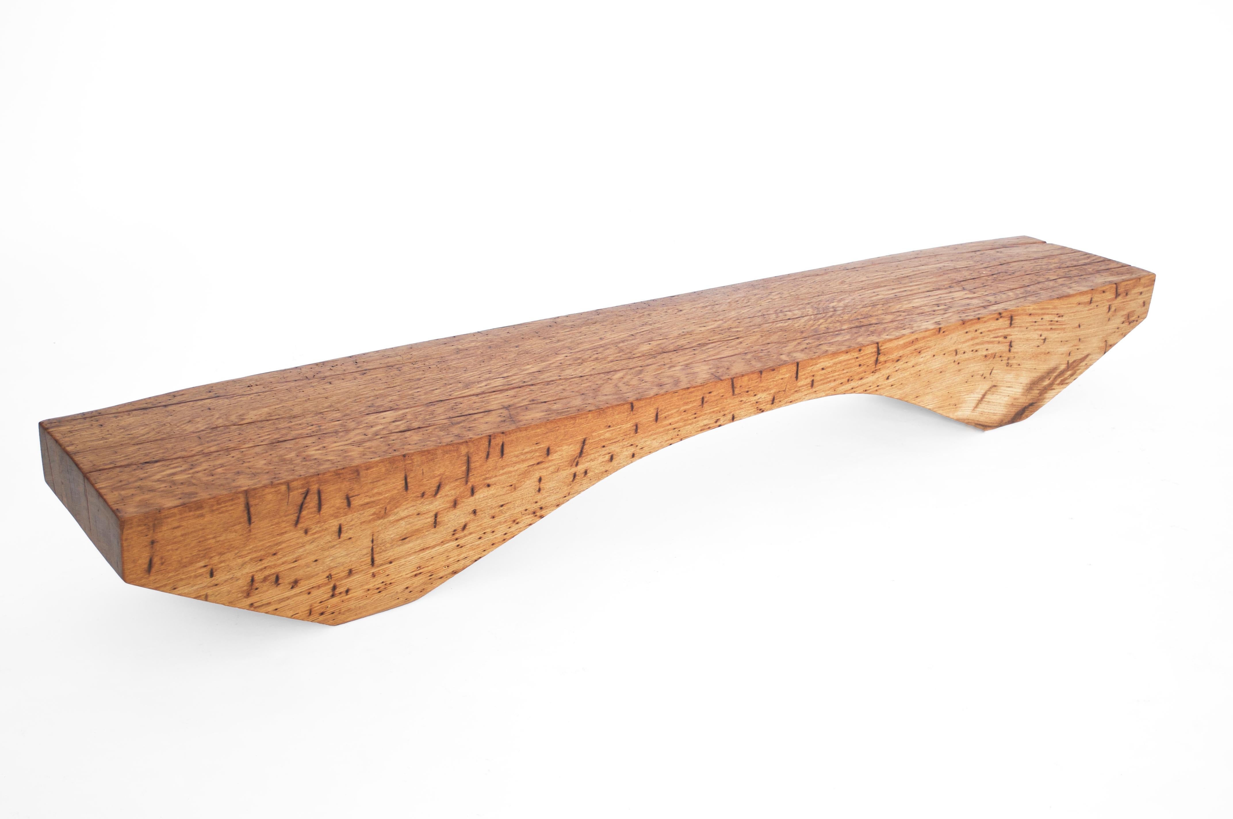 B2461 Bench in Pointed Oak Wood by Jörg Pietschmann For Sale 5