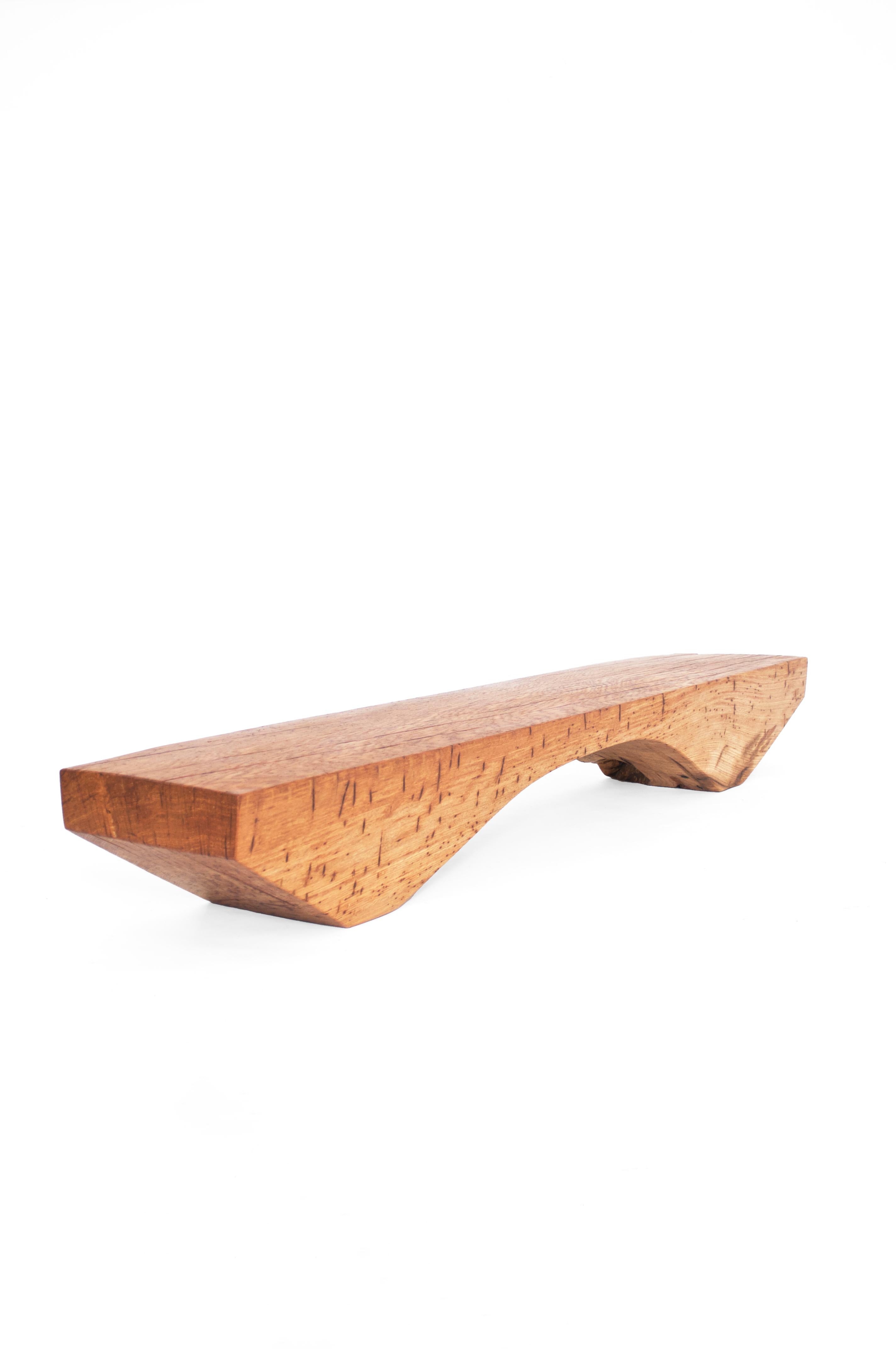 B2461 Bench in Pointed Oak Wood by Jörg Pietschmann For Sale 1
