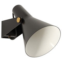 Lampada da parete nera B3 di Disderot
