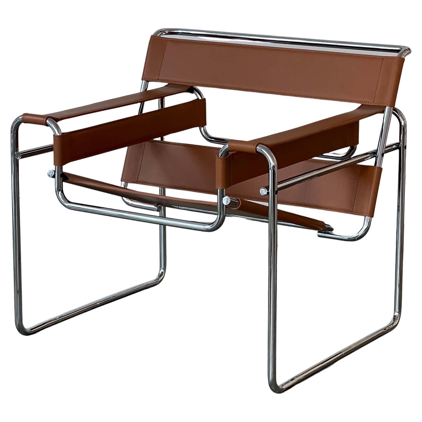 B3 Chair B3 Wassily Armchair by Marcel Breuer Edition Gavina, Italy, 1960 For ...