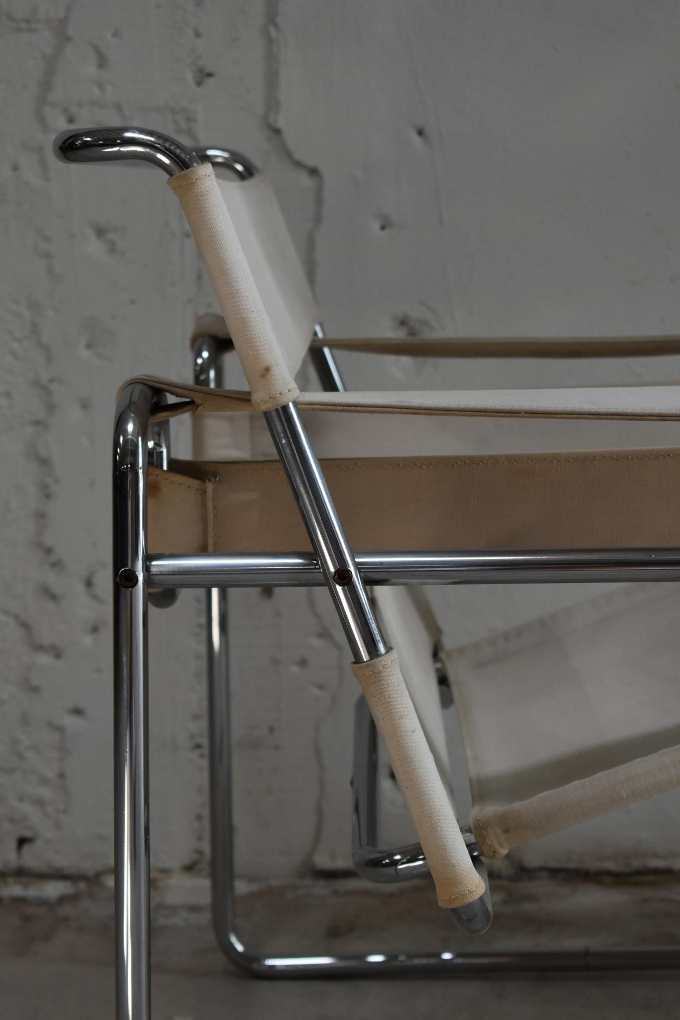 Italiano Sedia B3 Wassily di Marcel Breuer in vendita