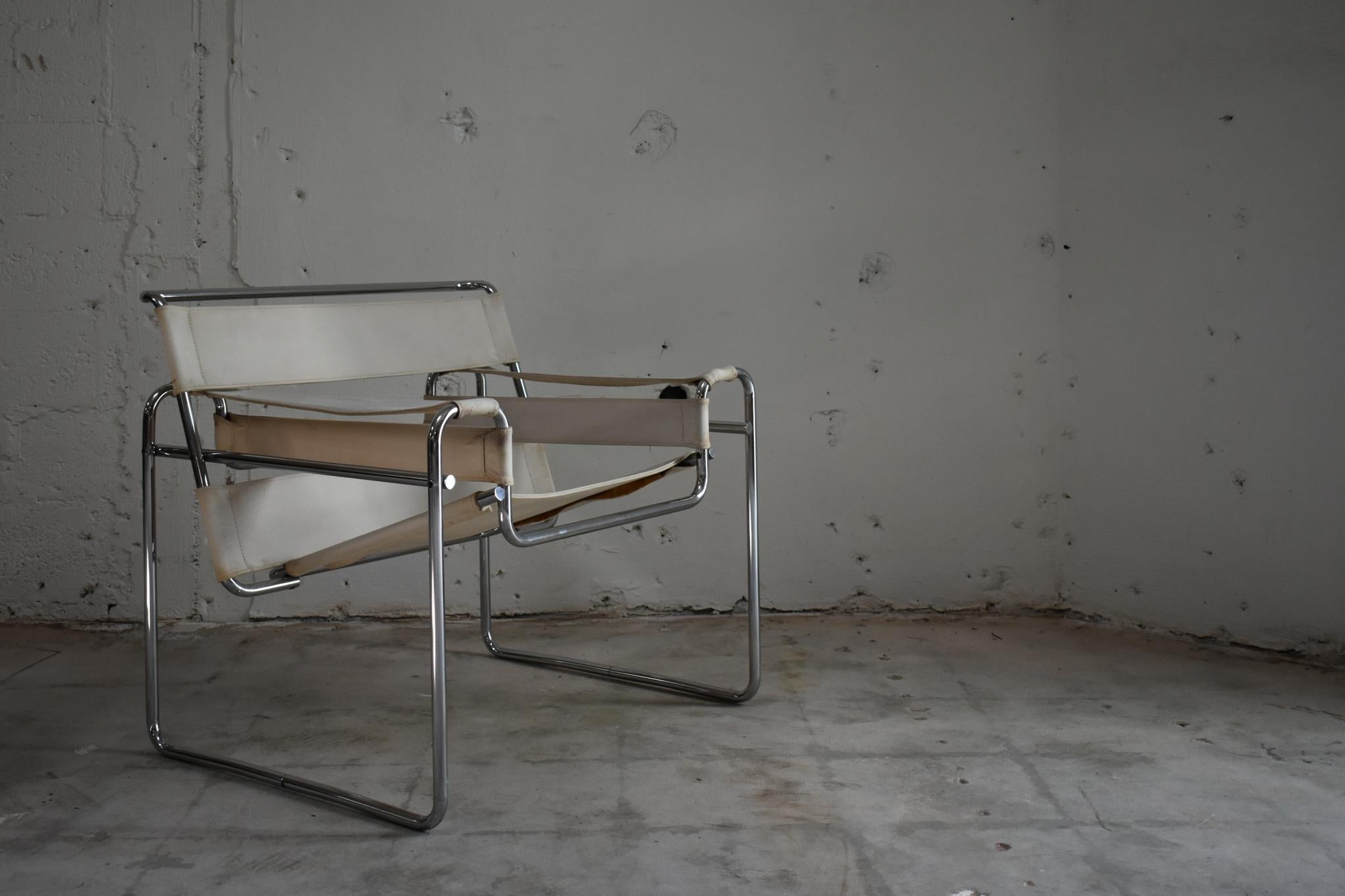 XX secolo Sedia B3 Wassily di Marcel Breuer in vendita