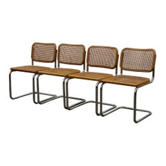 B32 Cesca Chairs by Marcel Breuer for Gavina