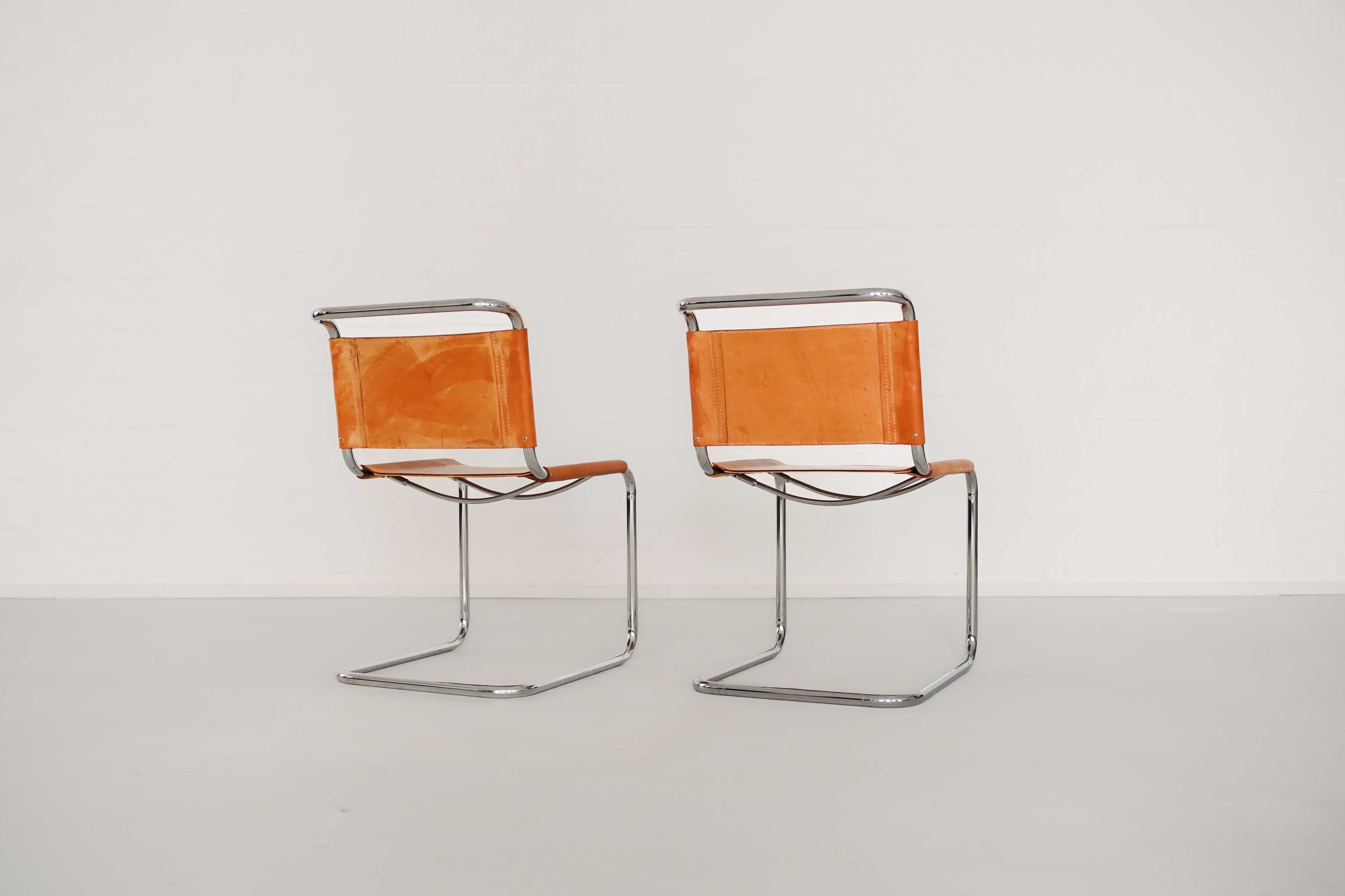 Leather B33 by Marcel Breuer For Sale