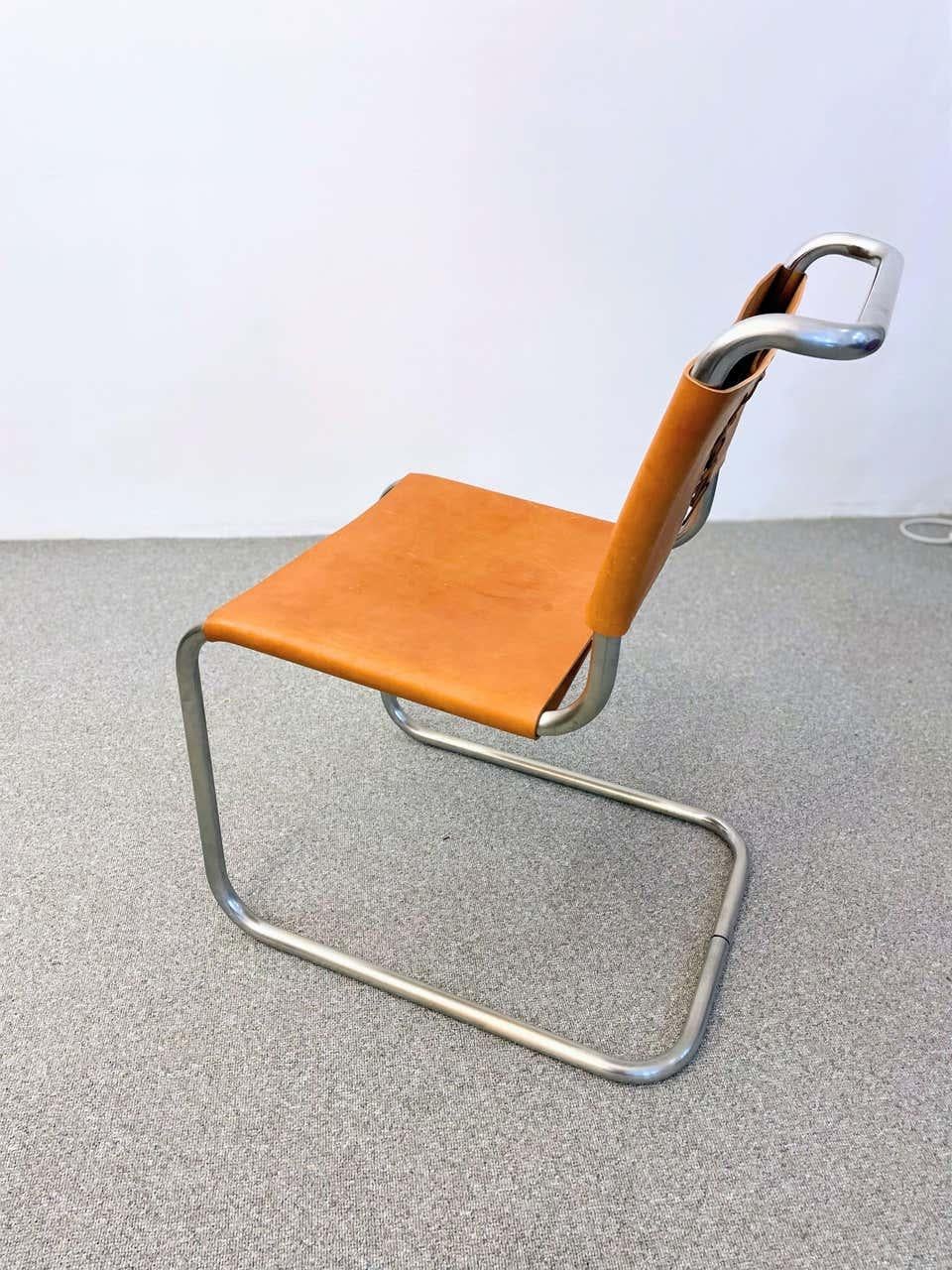 Bauhaus B33 Cantilevered Chair by Marcel Breuer