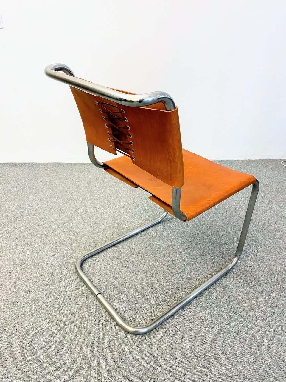 European B33 Cantilevered Chair by Marcel Breuer