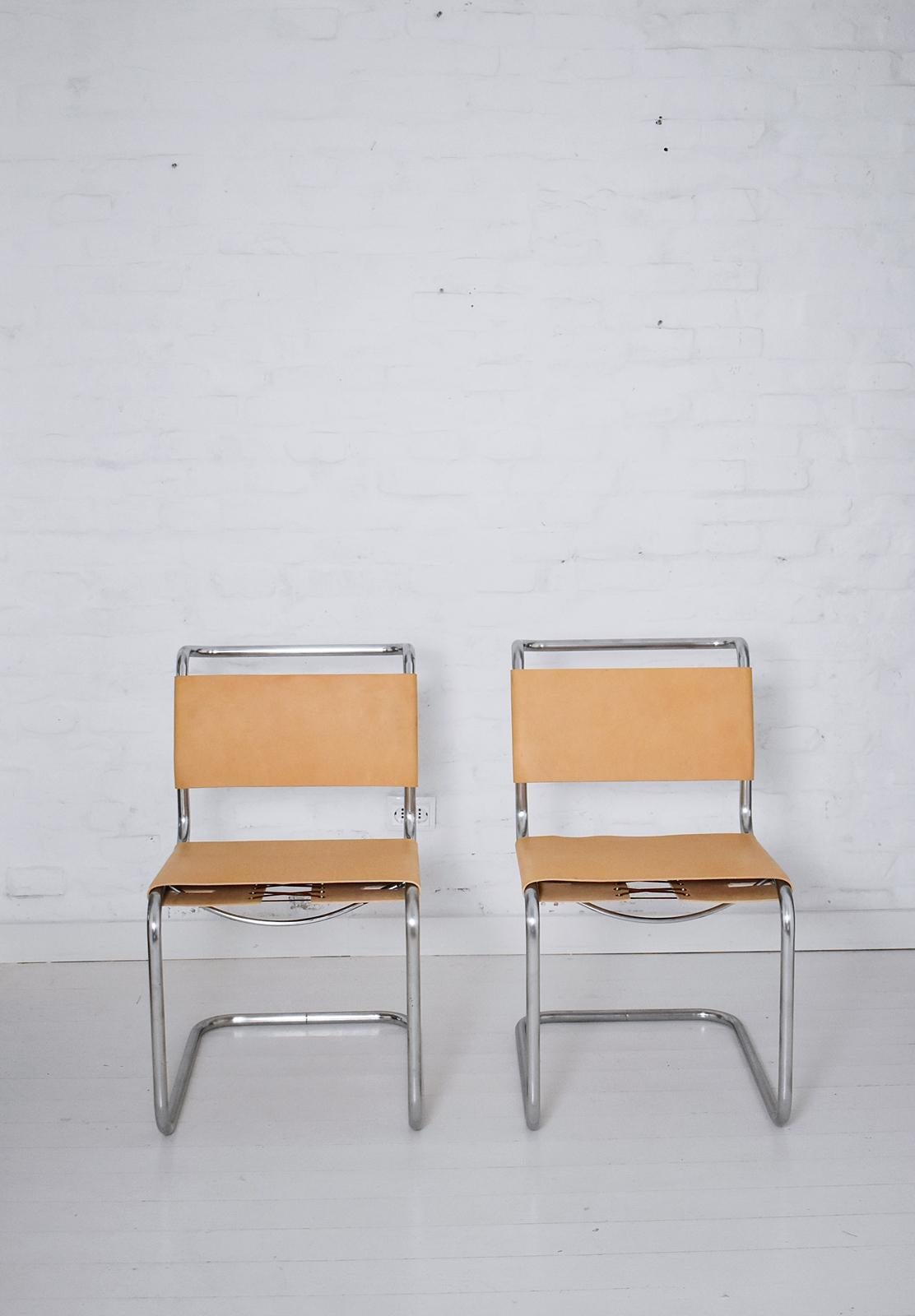 20th Century B33 Cantilevered Chair by Marcel Breuer For Sale