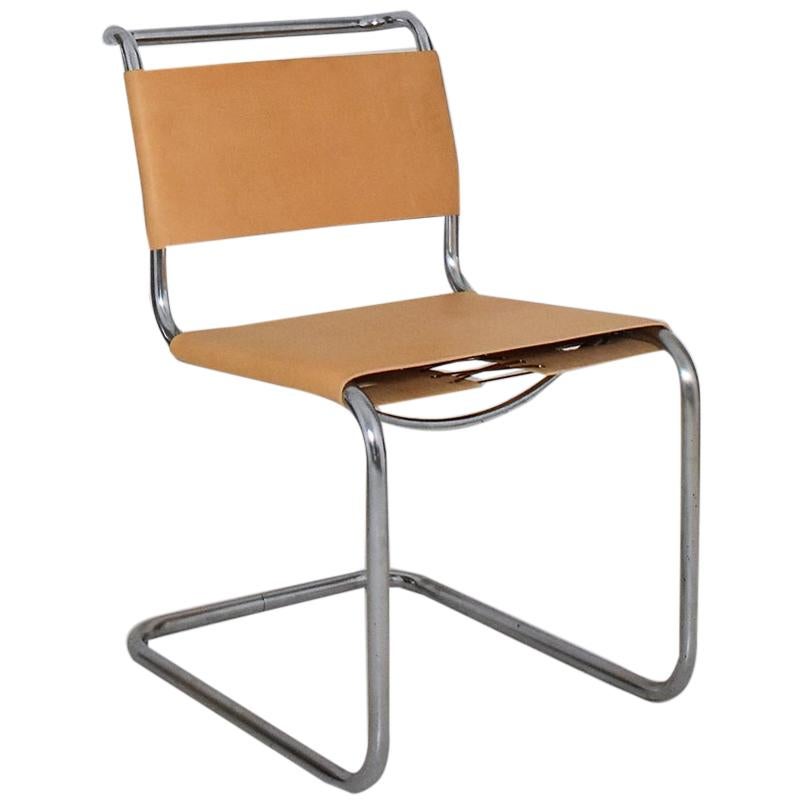 B33 Cantilevered Chair by Marcel Breuer For Sale