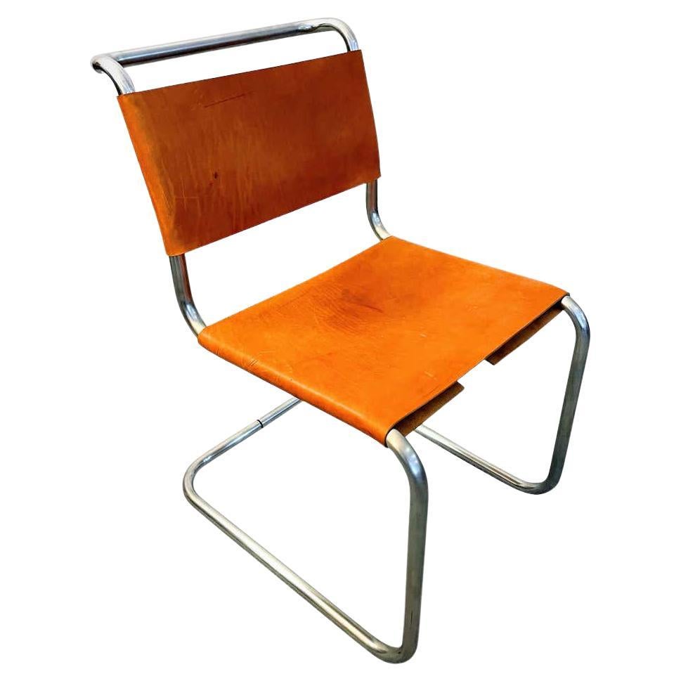 B33 Cantilevered Chair by Marcel Breuer