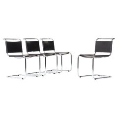 Set di 4 sedie B33 di Marcel Breuer edizione Gavina 1960