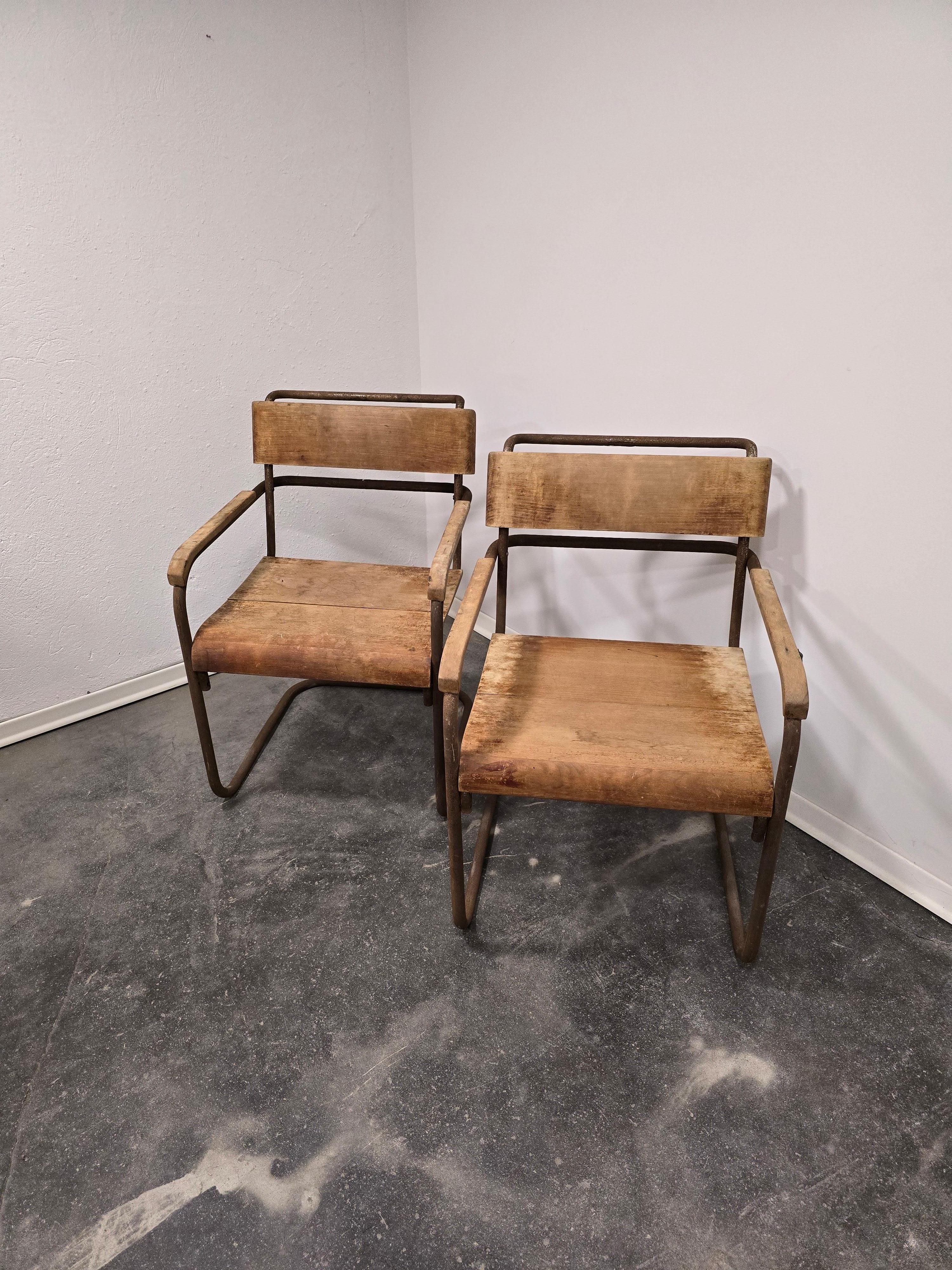 B34 Sedia di Marcel Breuer 1920 coppia in vendita 3