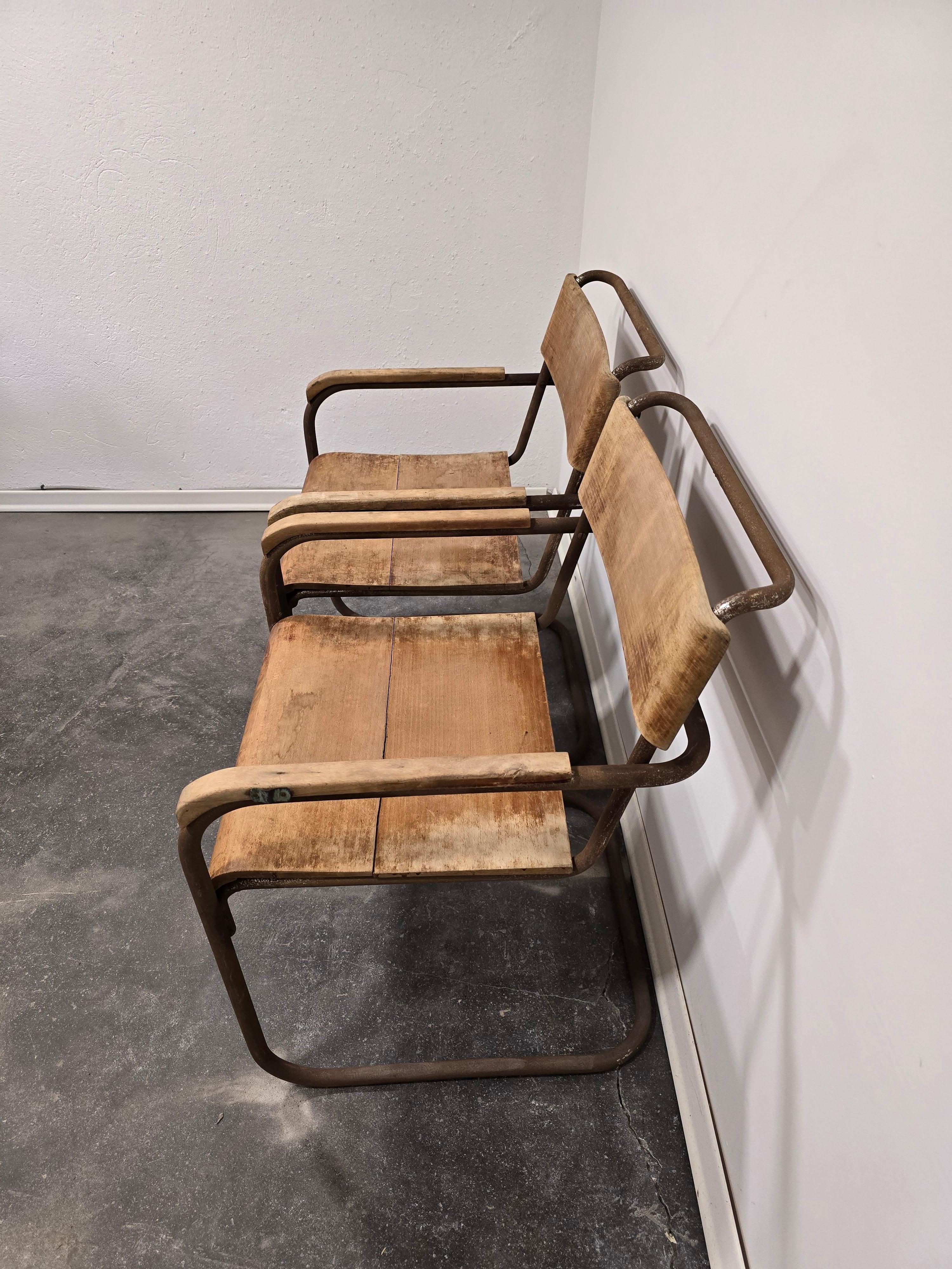 B34 Sedia di Marcel Breuer 1920 coppia in vendita 4