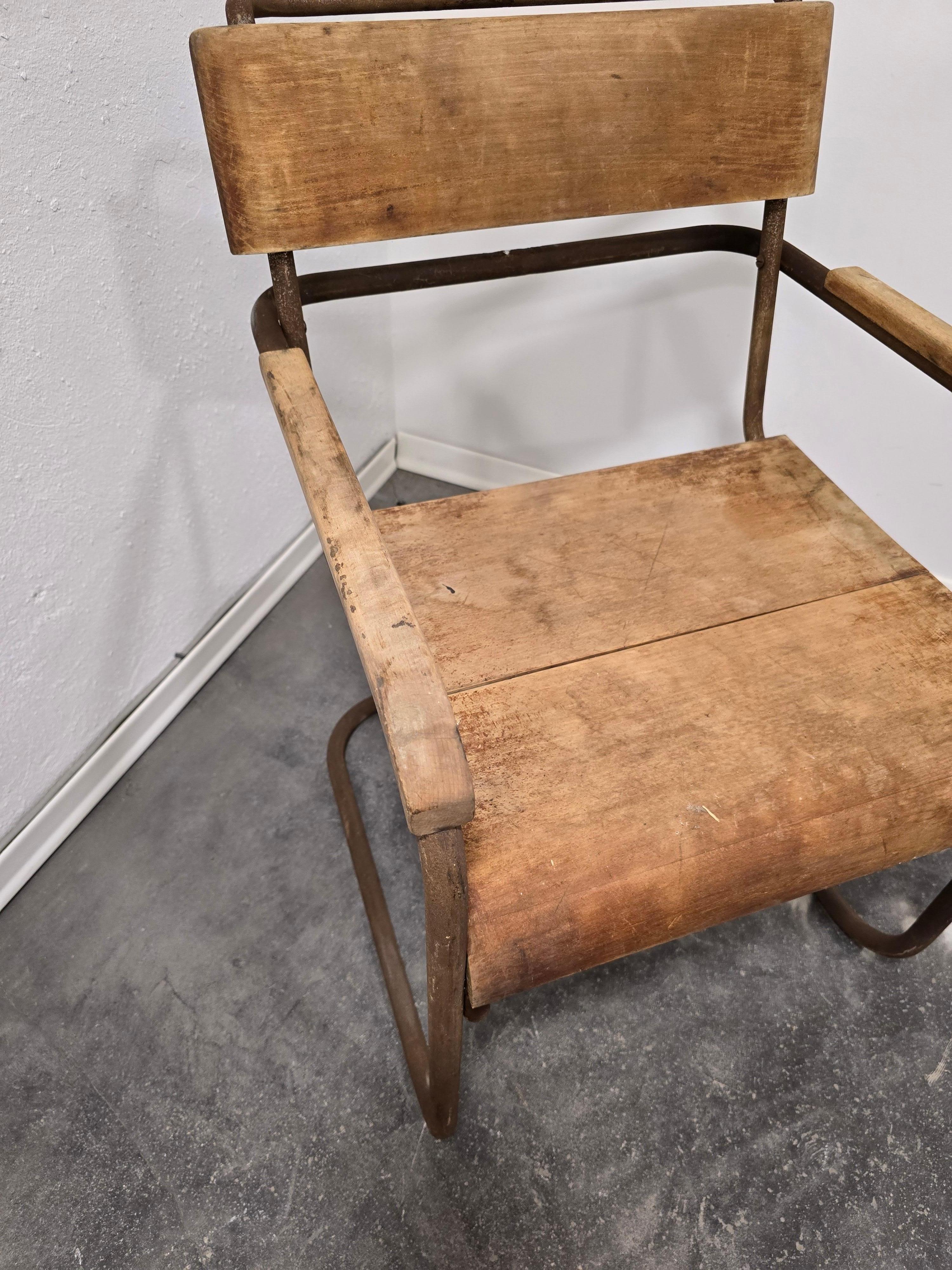 B34 Sedia di Marcel Breuer 1920 coppia in vendita 10