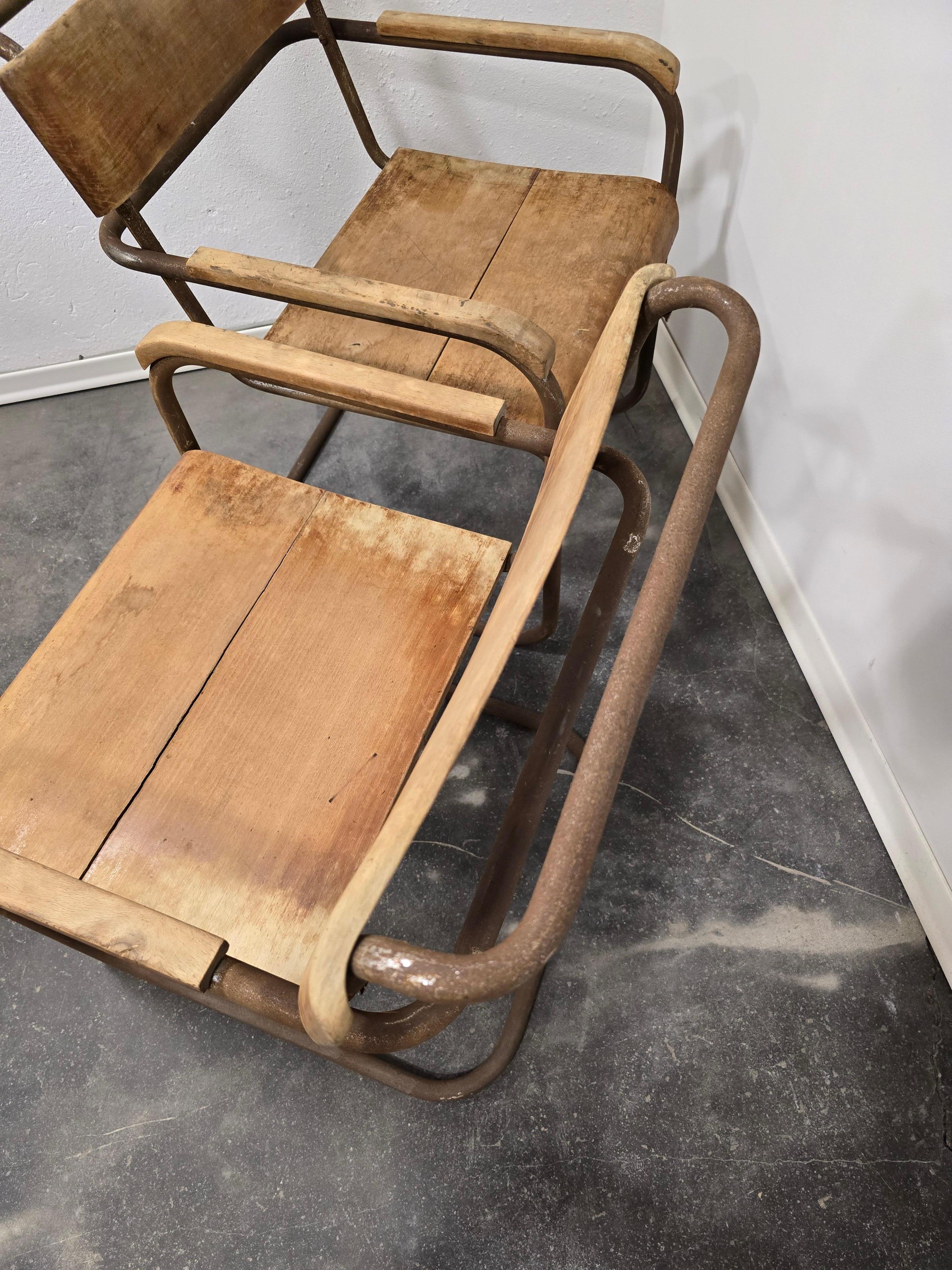 Industriale B34 Sedia di Marcel Breuer 1920 coppia in vendita