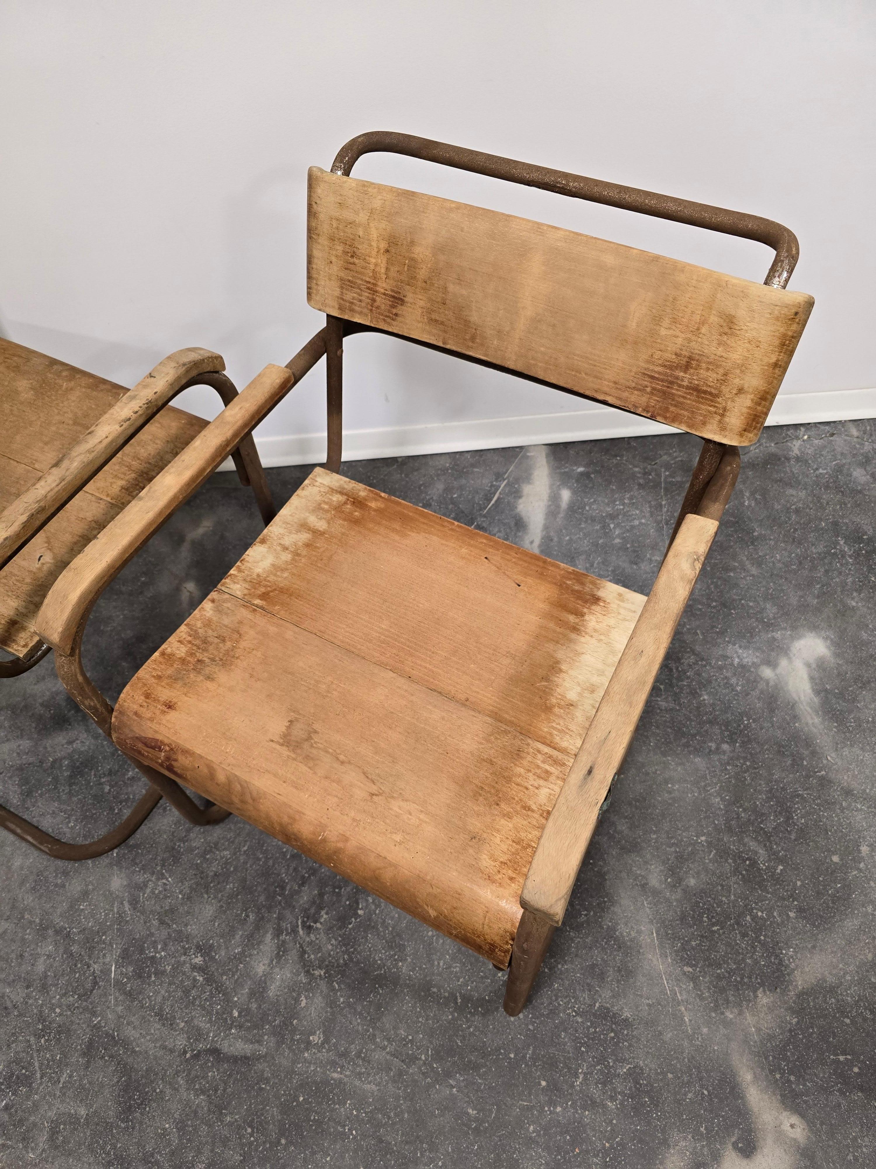 Austriaco B34 Sedia di Marcel Breuer 1920 coppia in vendita