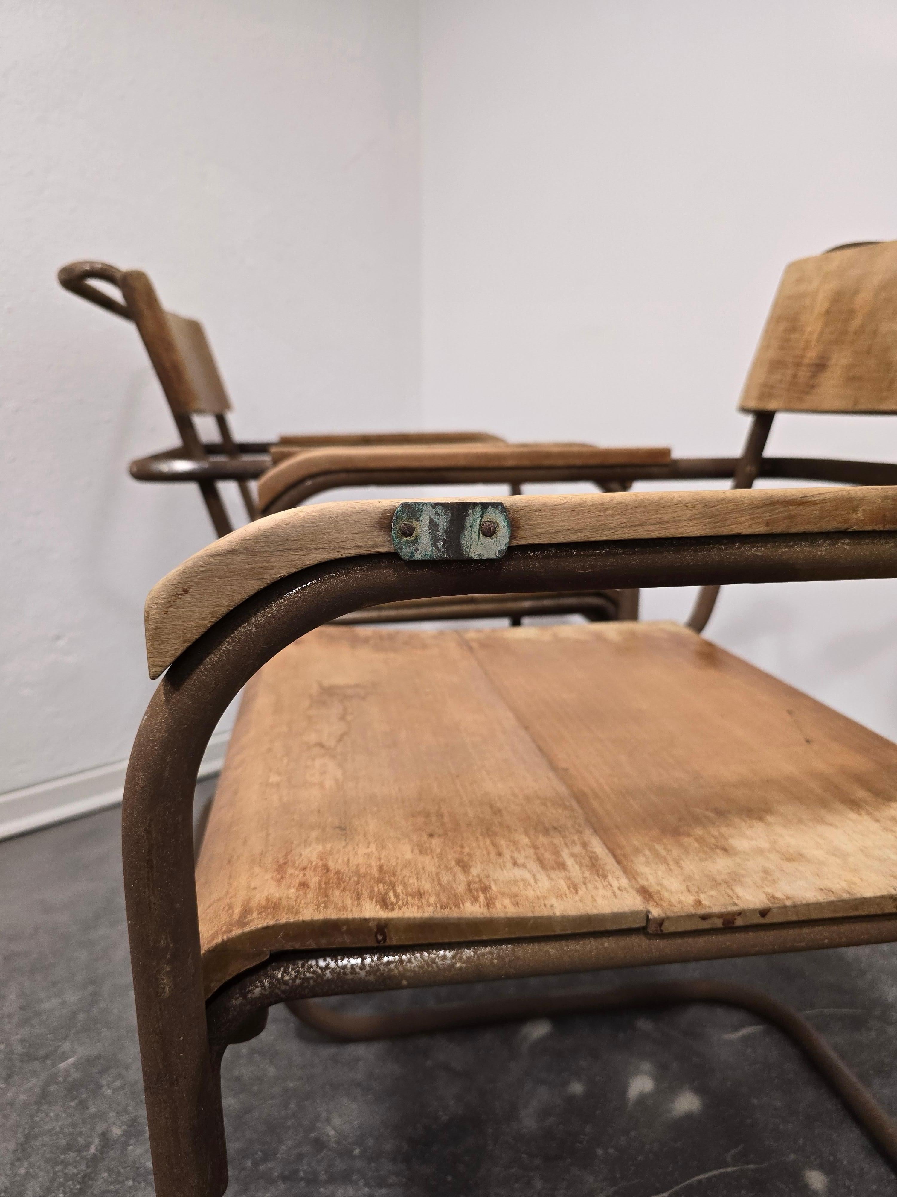 B34 Sedia di Marcel Breuer 1920 coppia In condizioni buone in vendita a Ljubljana, SI