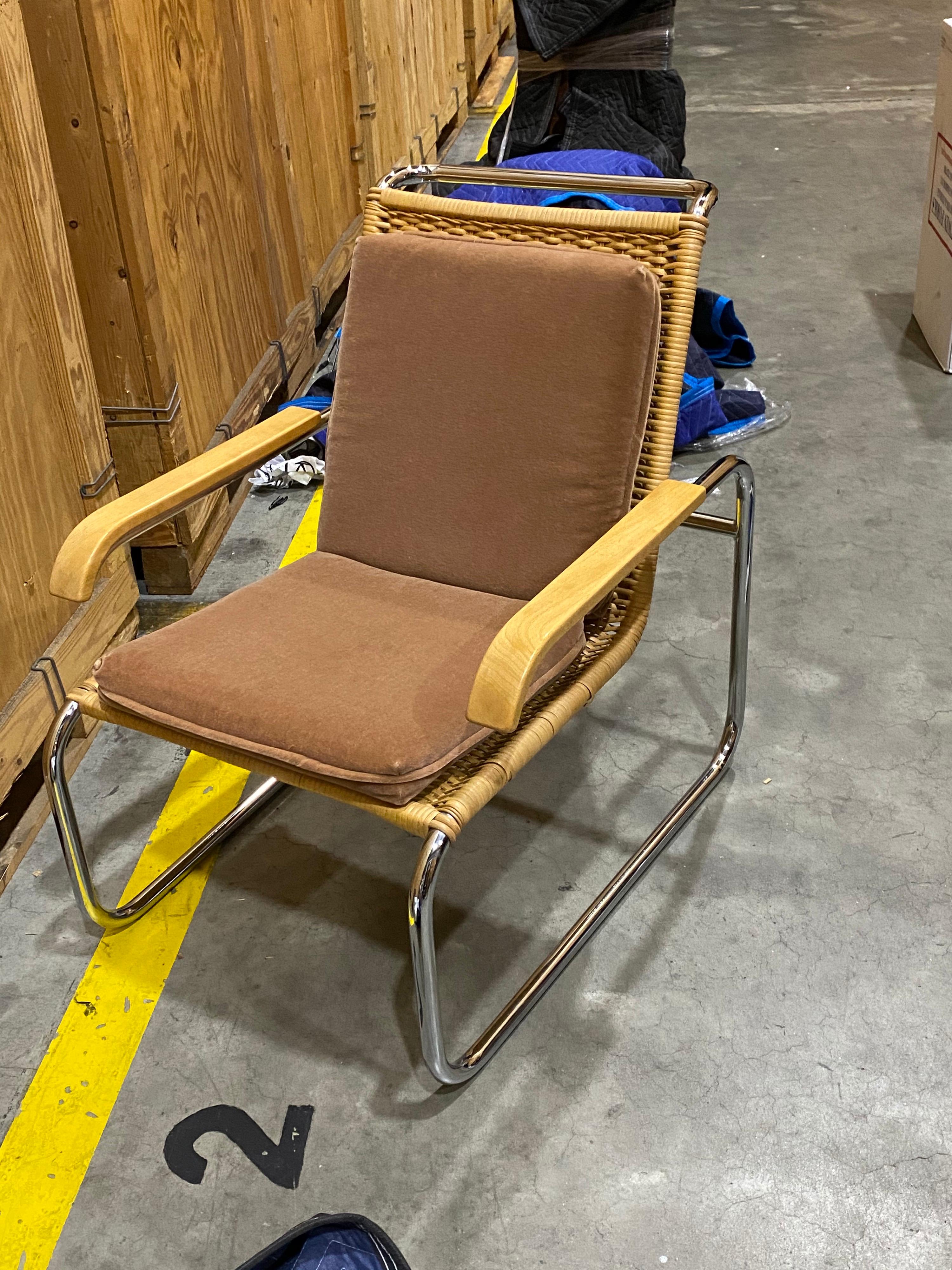 B35 Lounge Chair by Marcel Breuer for Thonet In Good Condition In Southampton, NY