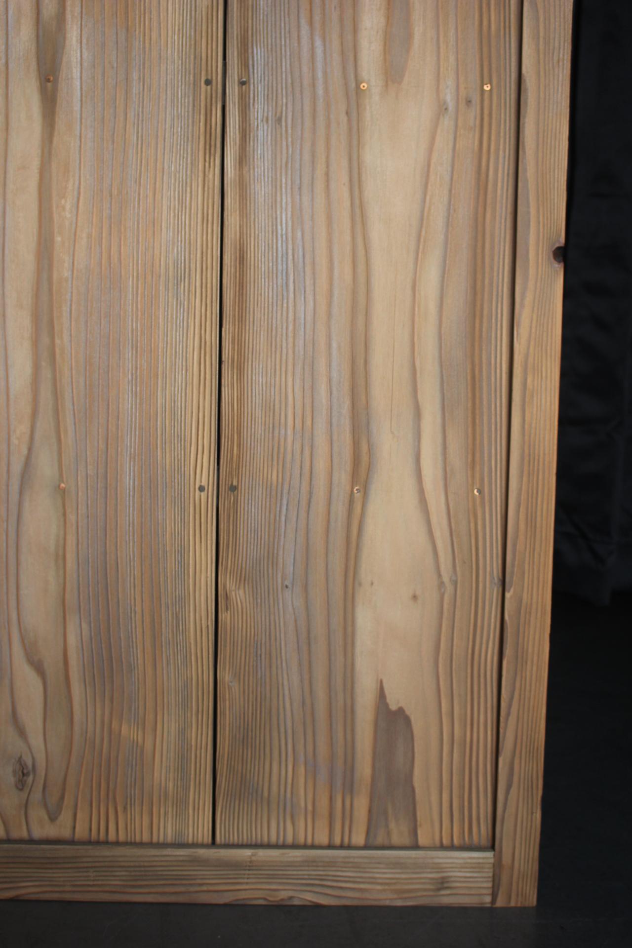 B40 Japanese antique, cedar Byobu folding screen, room dividers For Sale 8