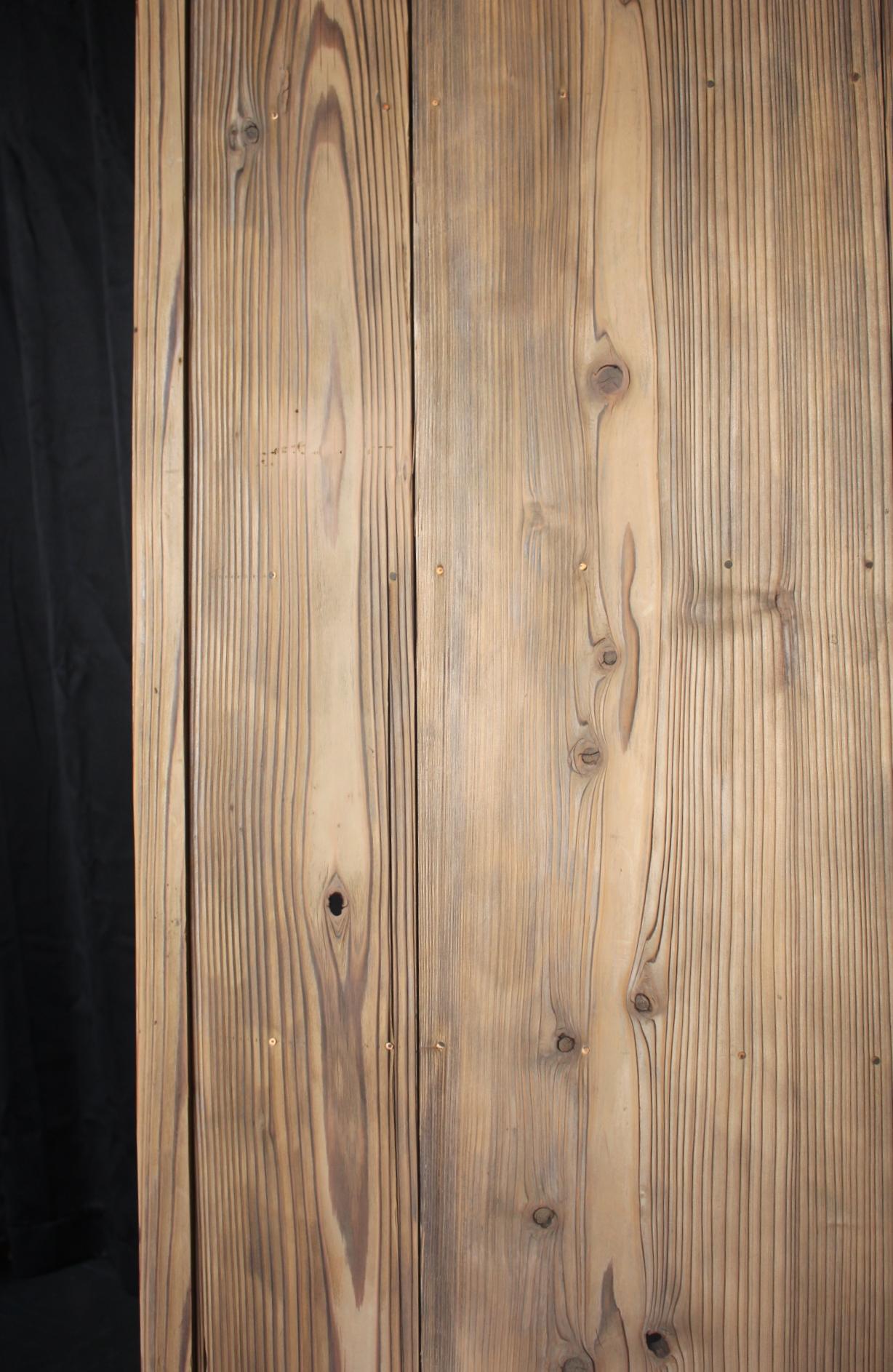 B47 Japanese antique, cedar Byobu folding screen, room dividers For Sale 3