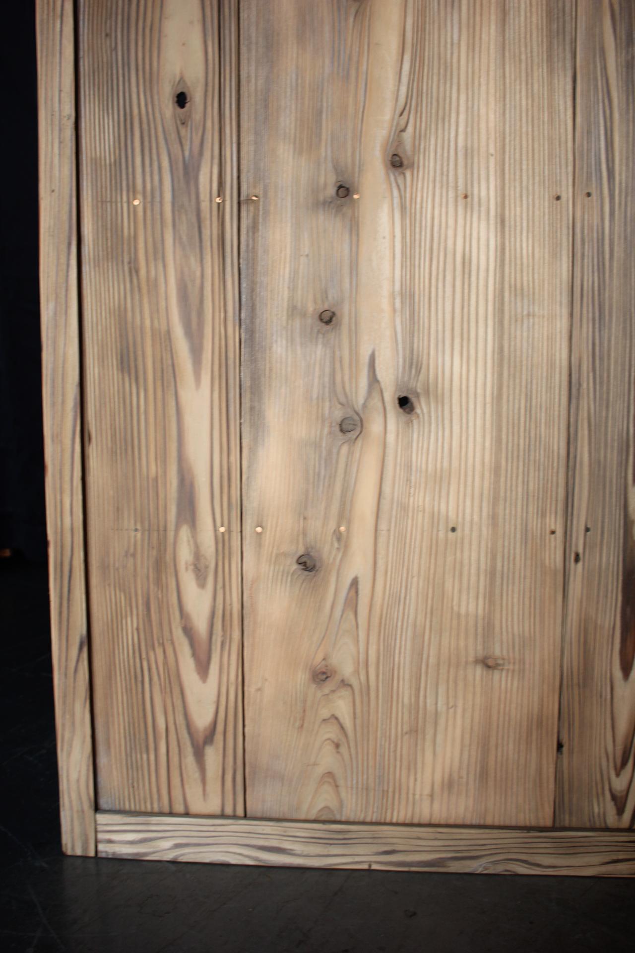 B47 Japanese antique, cedar Byobu folding screen, room dividers For Sale 4