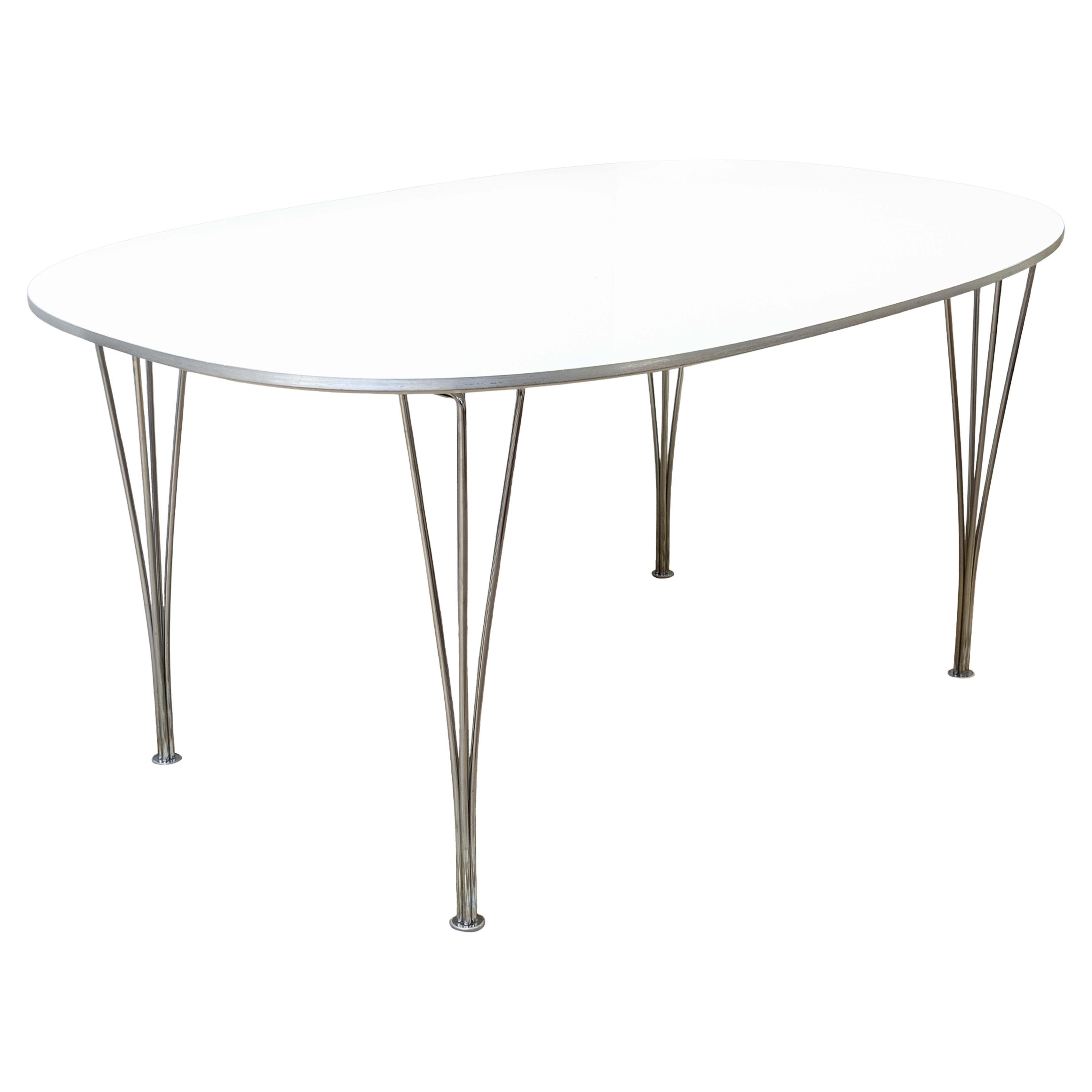 B613 Superelipse Tisch von Piet Hein & Bruno Mathsson für Fritz Hansen by Knoll im Angebot