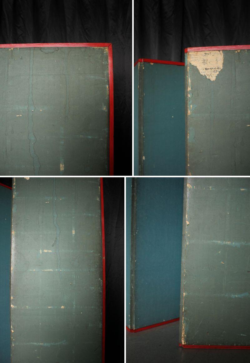 B63 Japanese Antiques Silver folding screen, 6panels, Sparrows in autumn grass For Sale 14