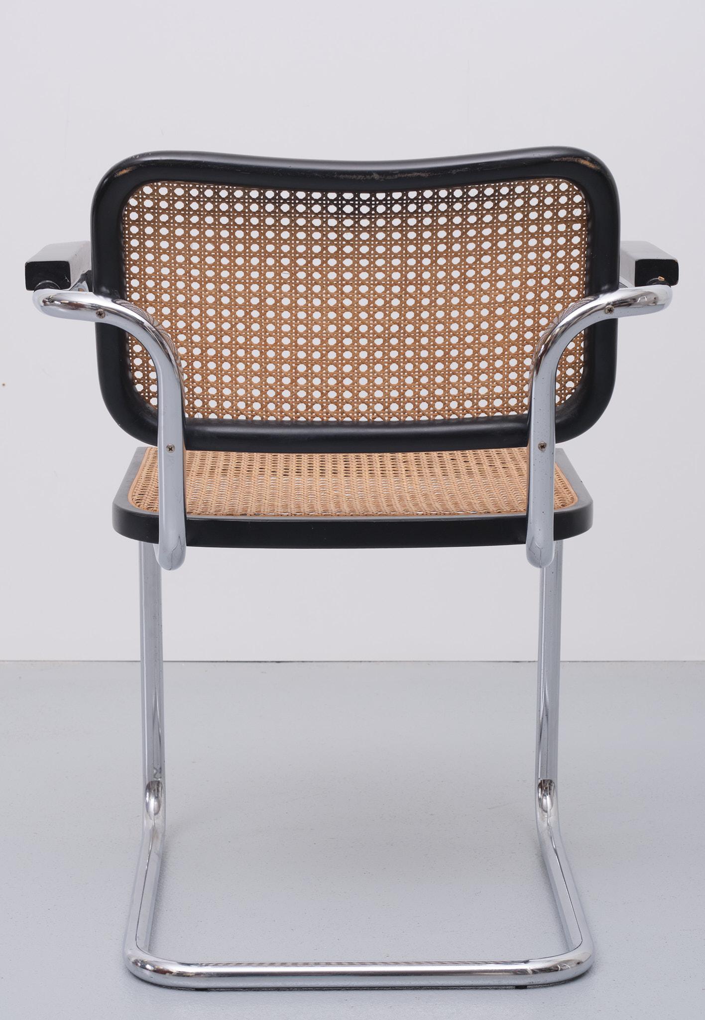 'B64' Arm Chair by Marcel Breuer for Cidue, Italy 1970s 2