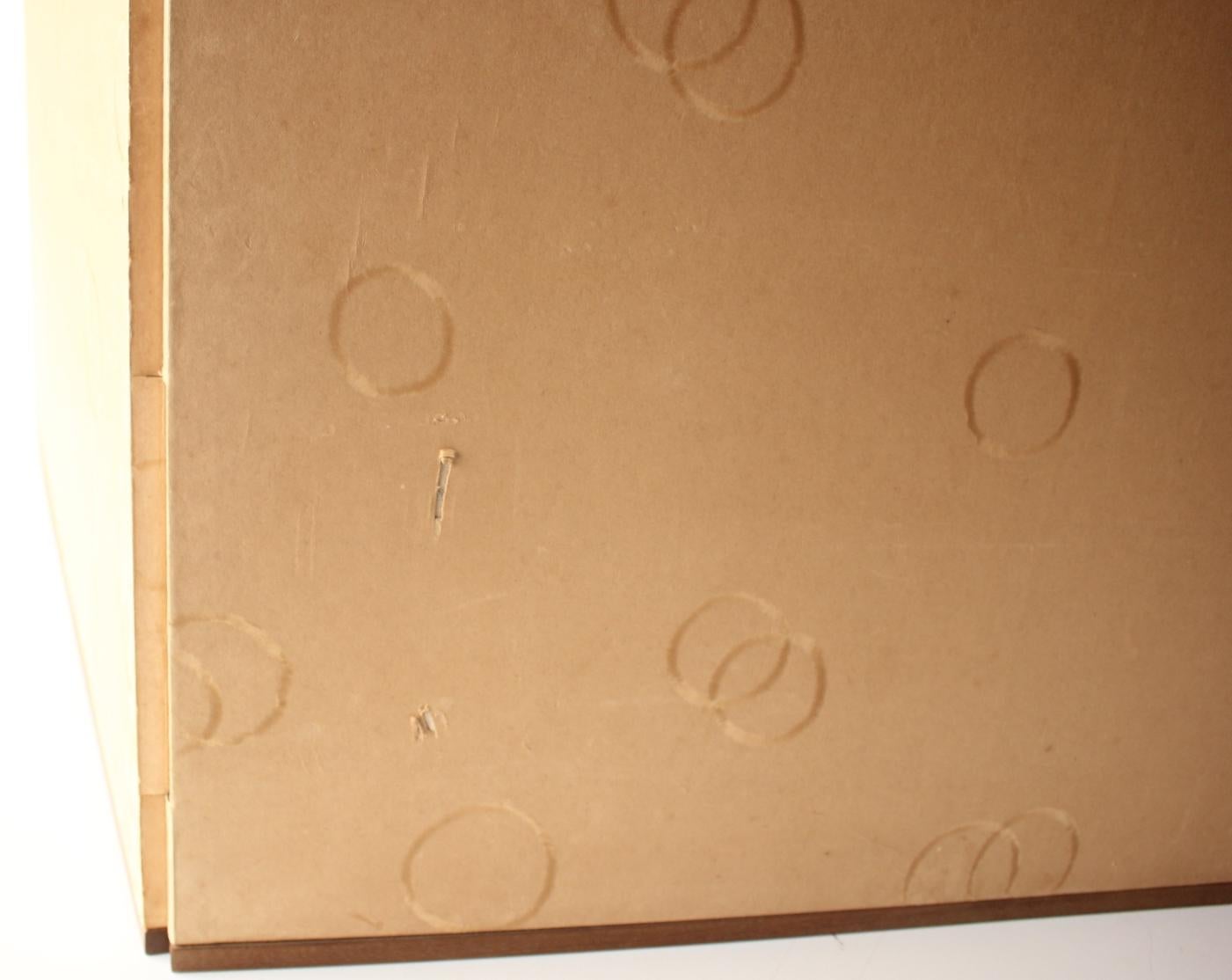 B79 Altjapanische Kunst ein Paravent, Byobu 2panel, Weißer Reiher gefärbter Stoff im Angebot 12