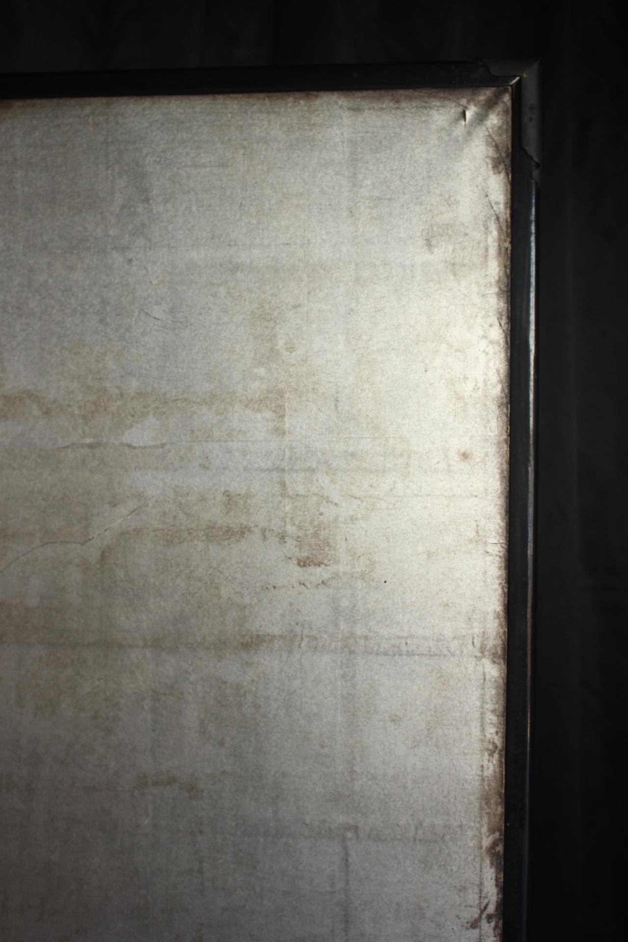 B88 Japanische Antiquitäten Kunst, Silber Hintergrund Bildschirm Byobu im Angebot 4