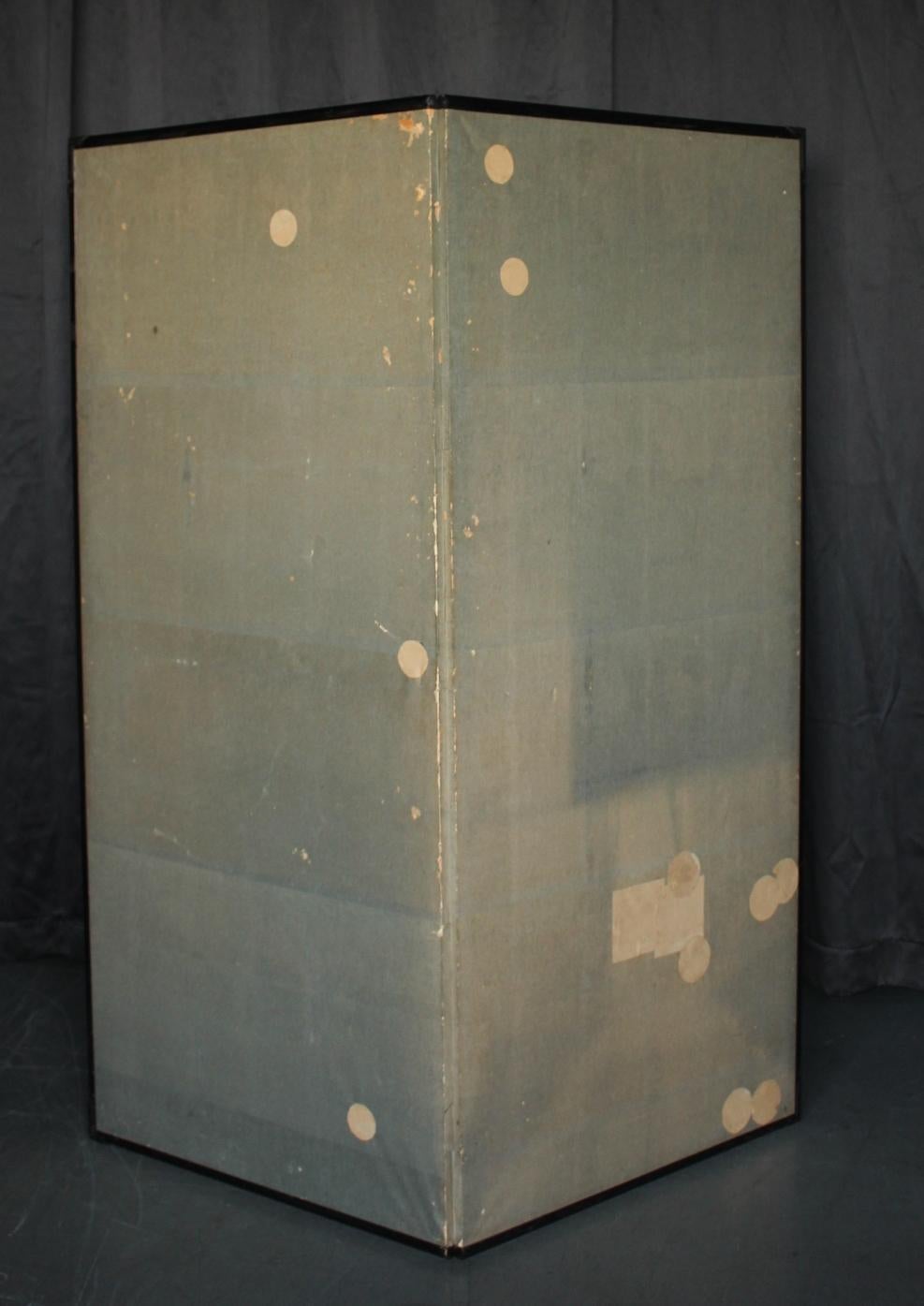 B89 Japanische Malerei, Mount Fuji Goldback Screen Byobu, 2-Paneele im Angebot 12