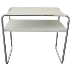 B9d/1 Nesting Table Designed by Marcel Breuer for Thonet, Light Grey