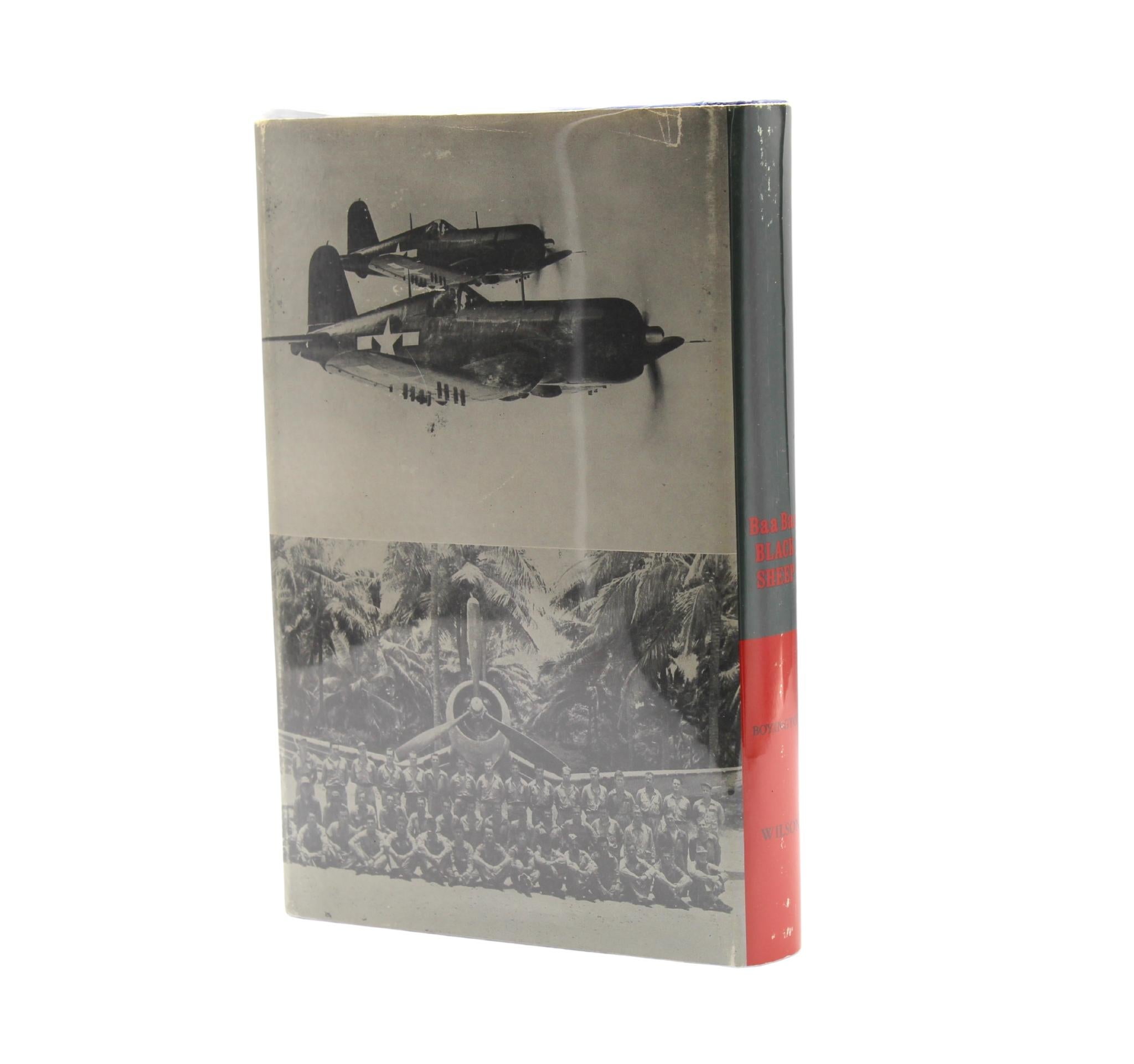 Baa Baa Black Sheep by Pappy Boyington, Signed and Inscribed, Original DJ, 1958 In Good Condition For Sale In Colorado Springs, CO
